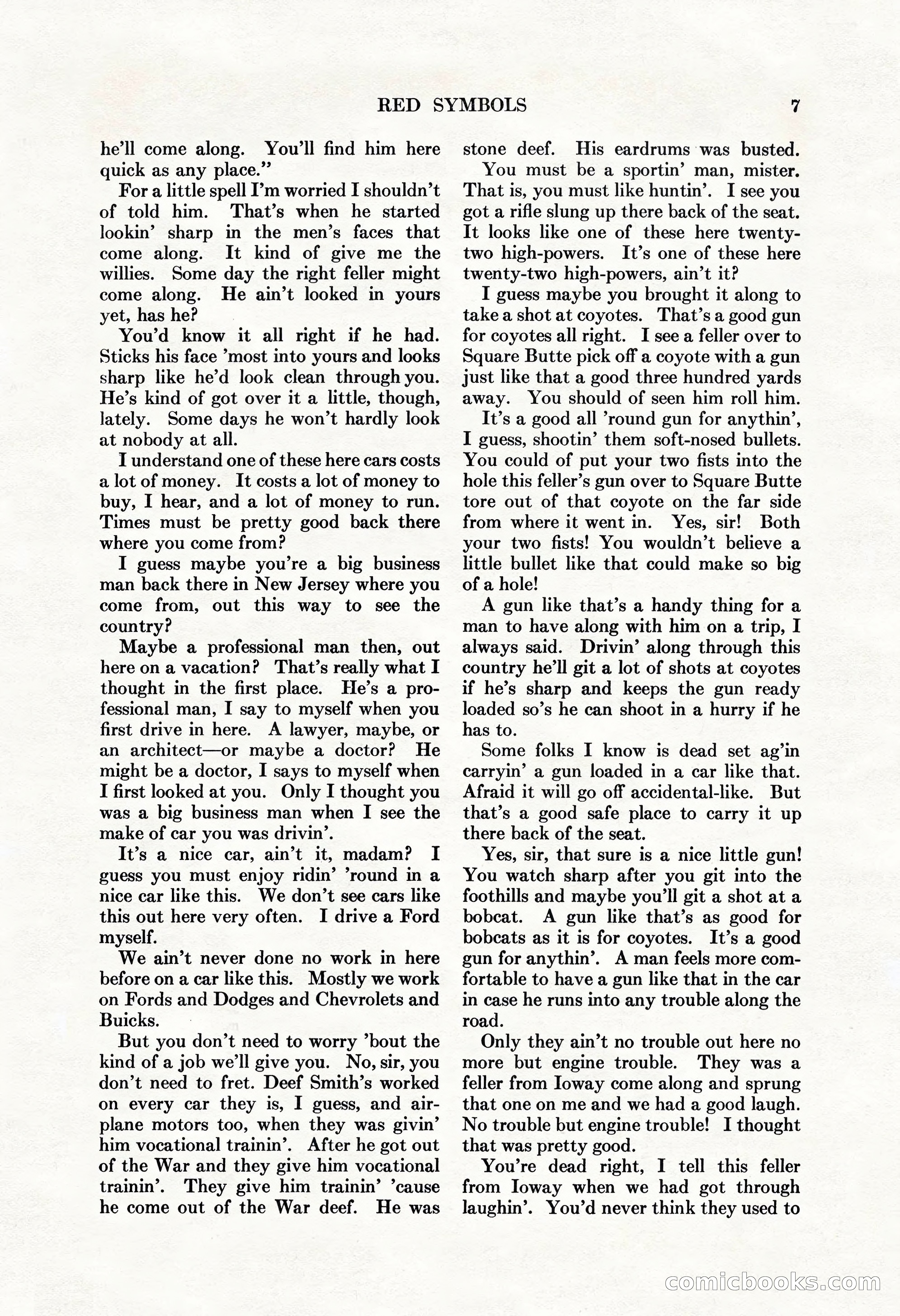 Adventure, Vol. 62, No. 6 — page 9 of 206