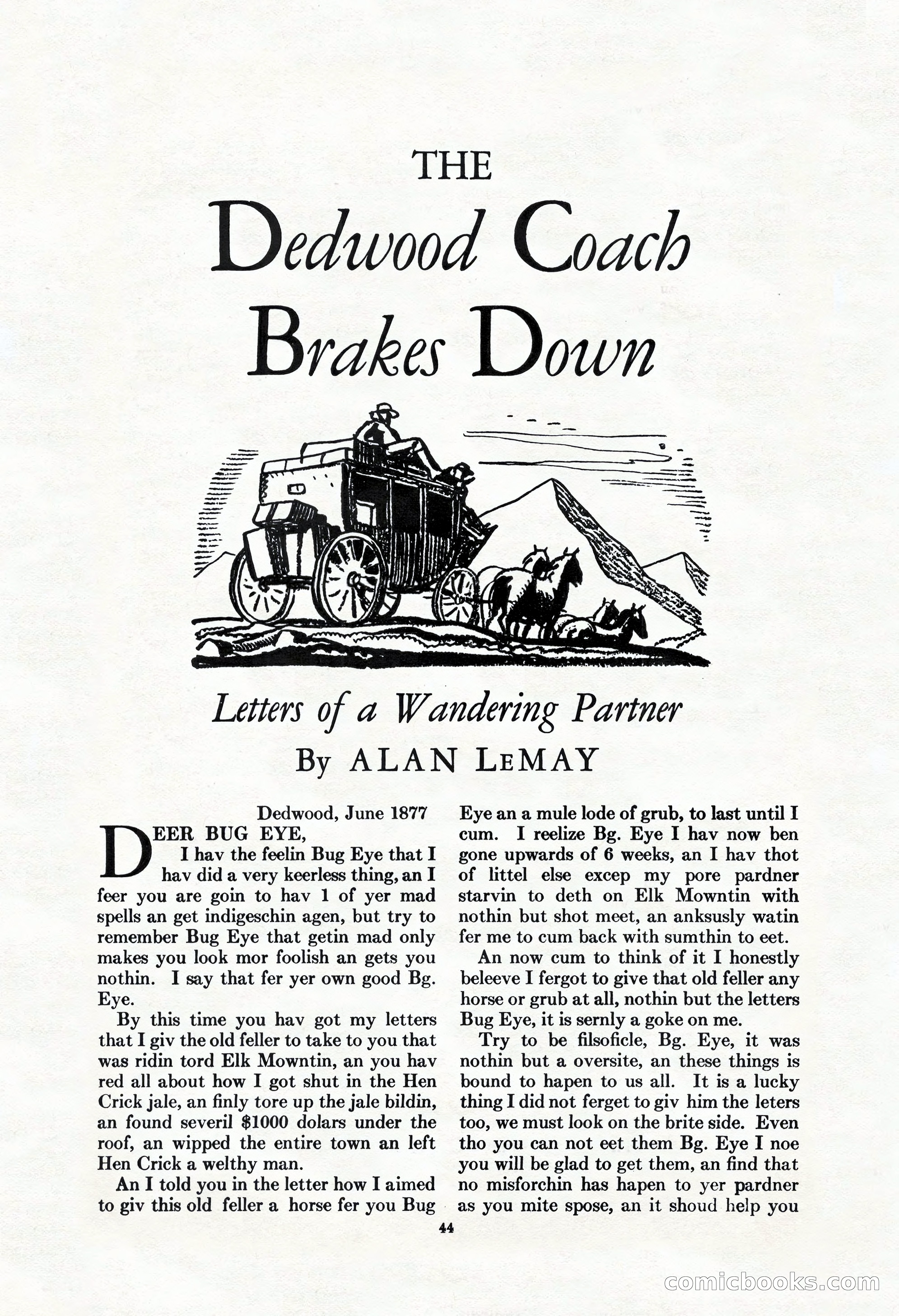 Adventure, Vol. 62, No. 6 — page 46 of 206