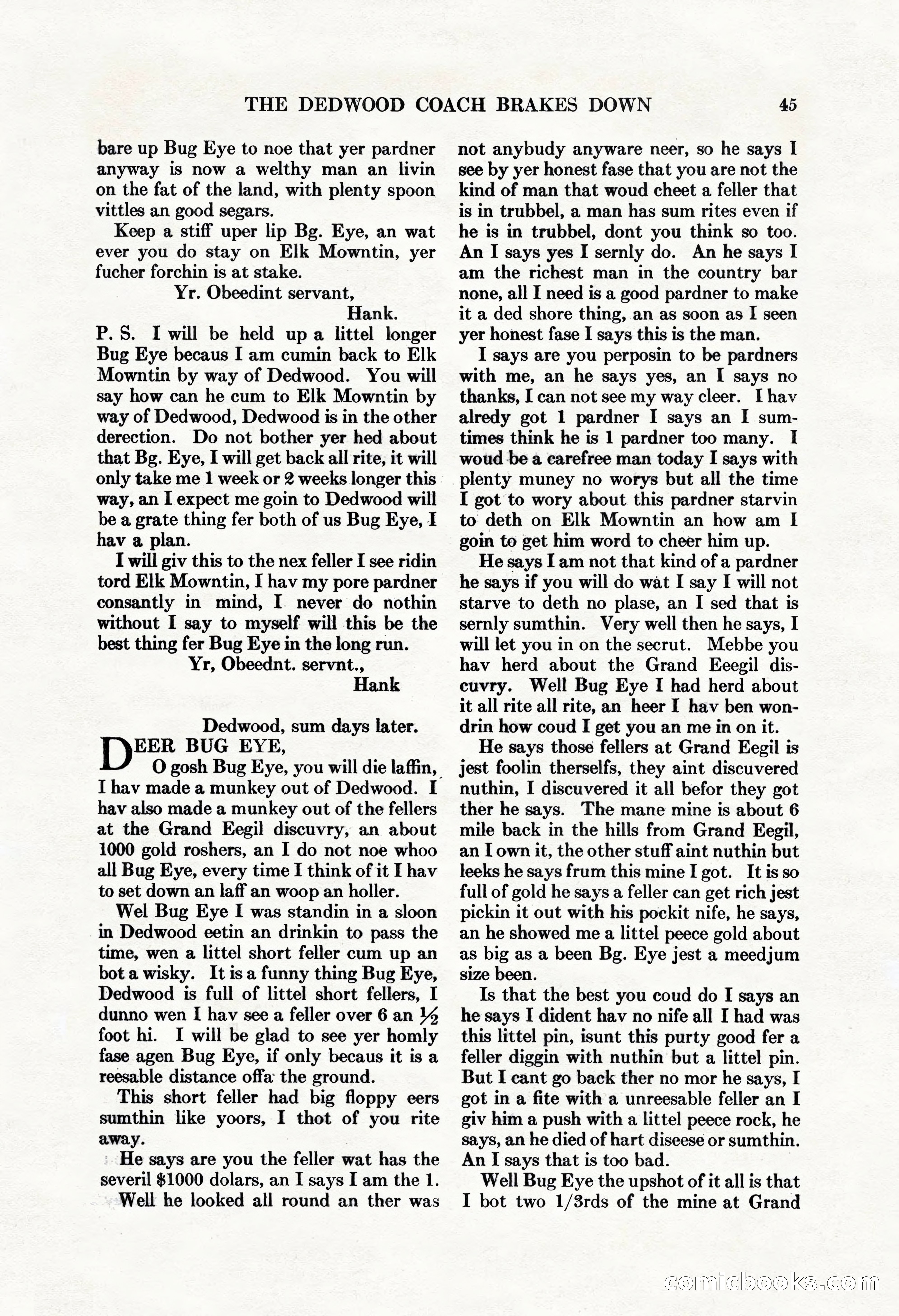 Adventure, Vol. 62, No. 6 — page 47 of 206