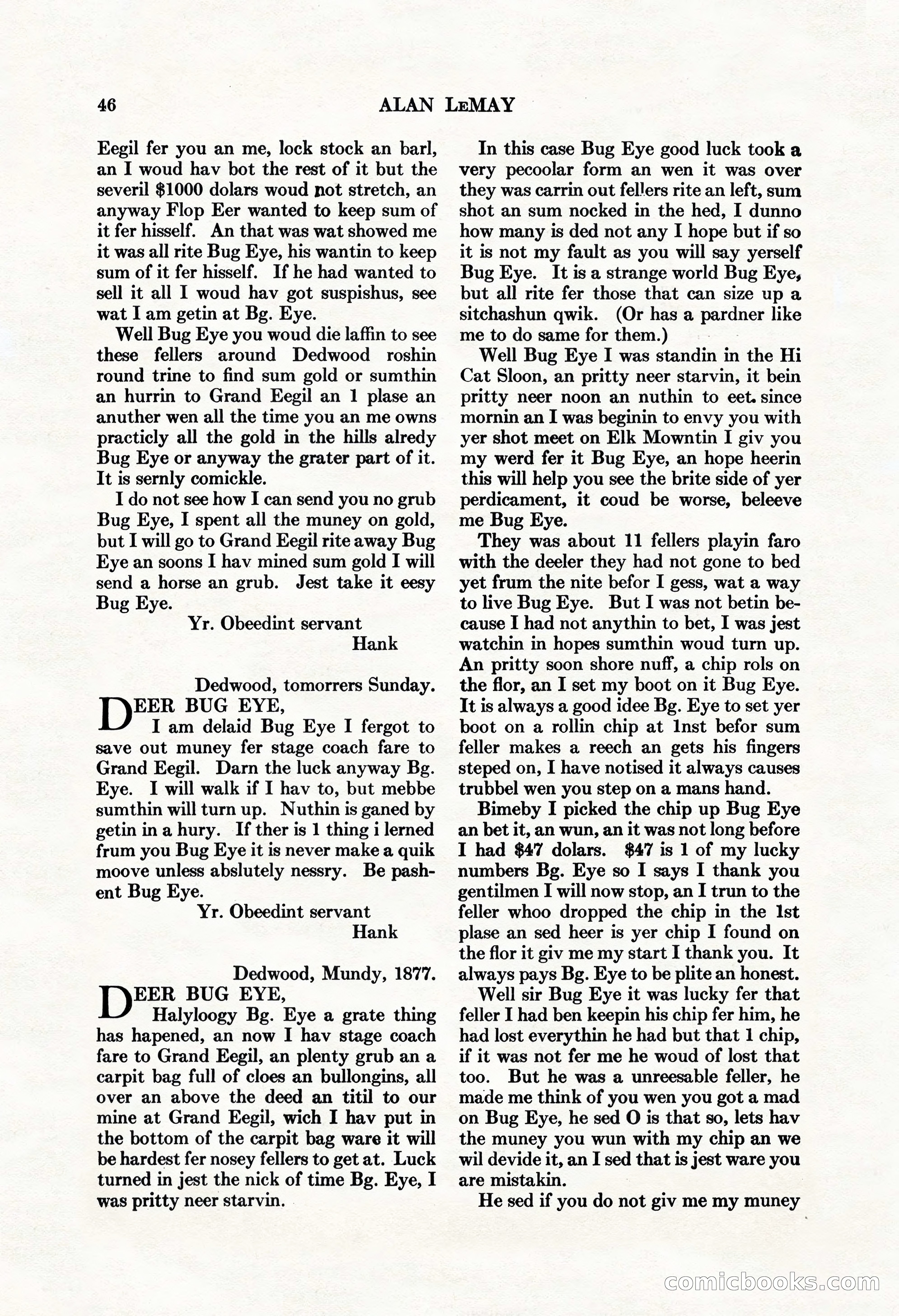 Adventure, Vol. 62, No. 6 — page 48 of 206