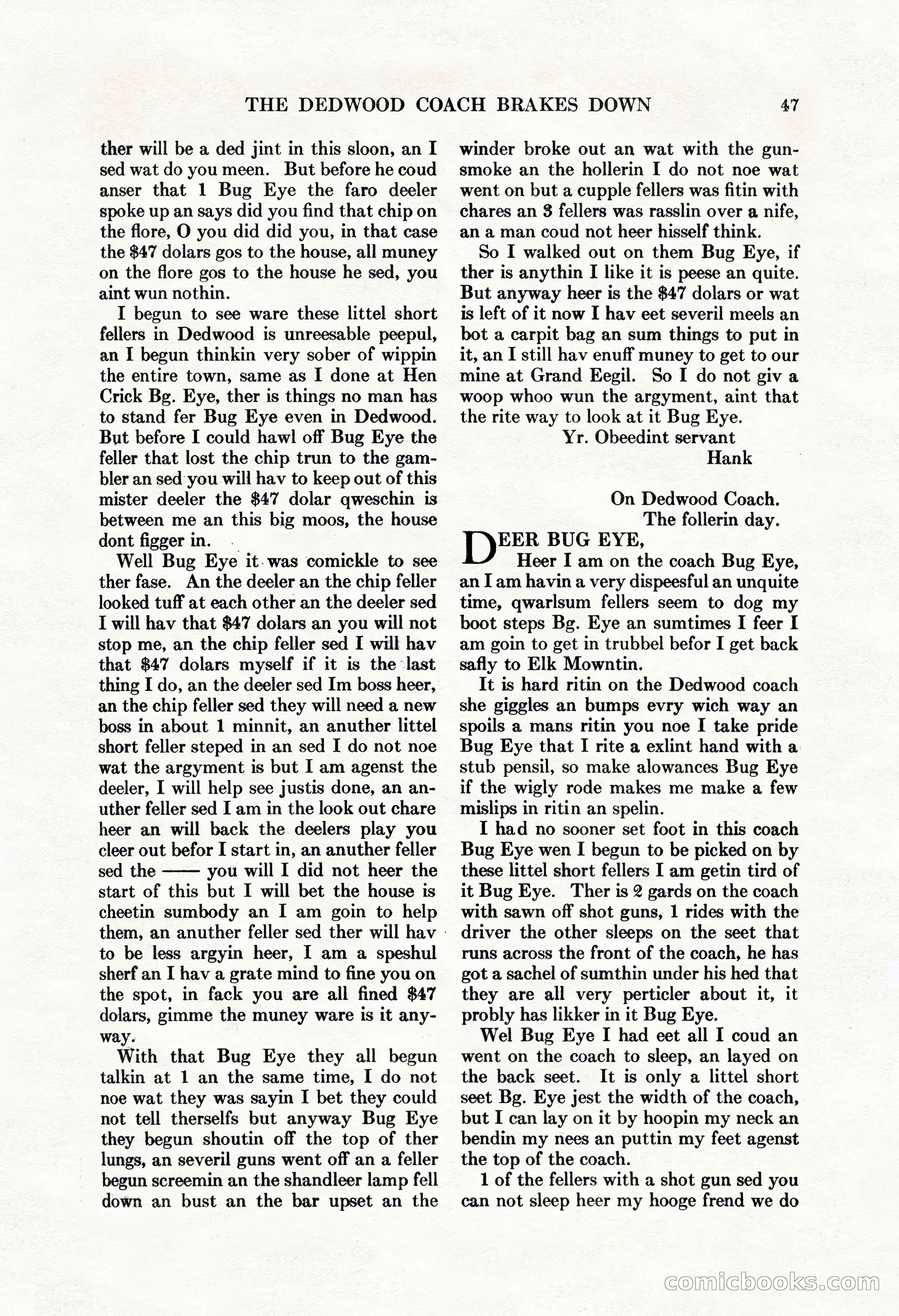 Adventure, Vol. 62, No. 6 — page 49 of 206