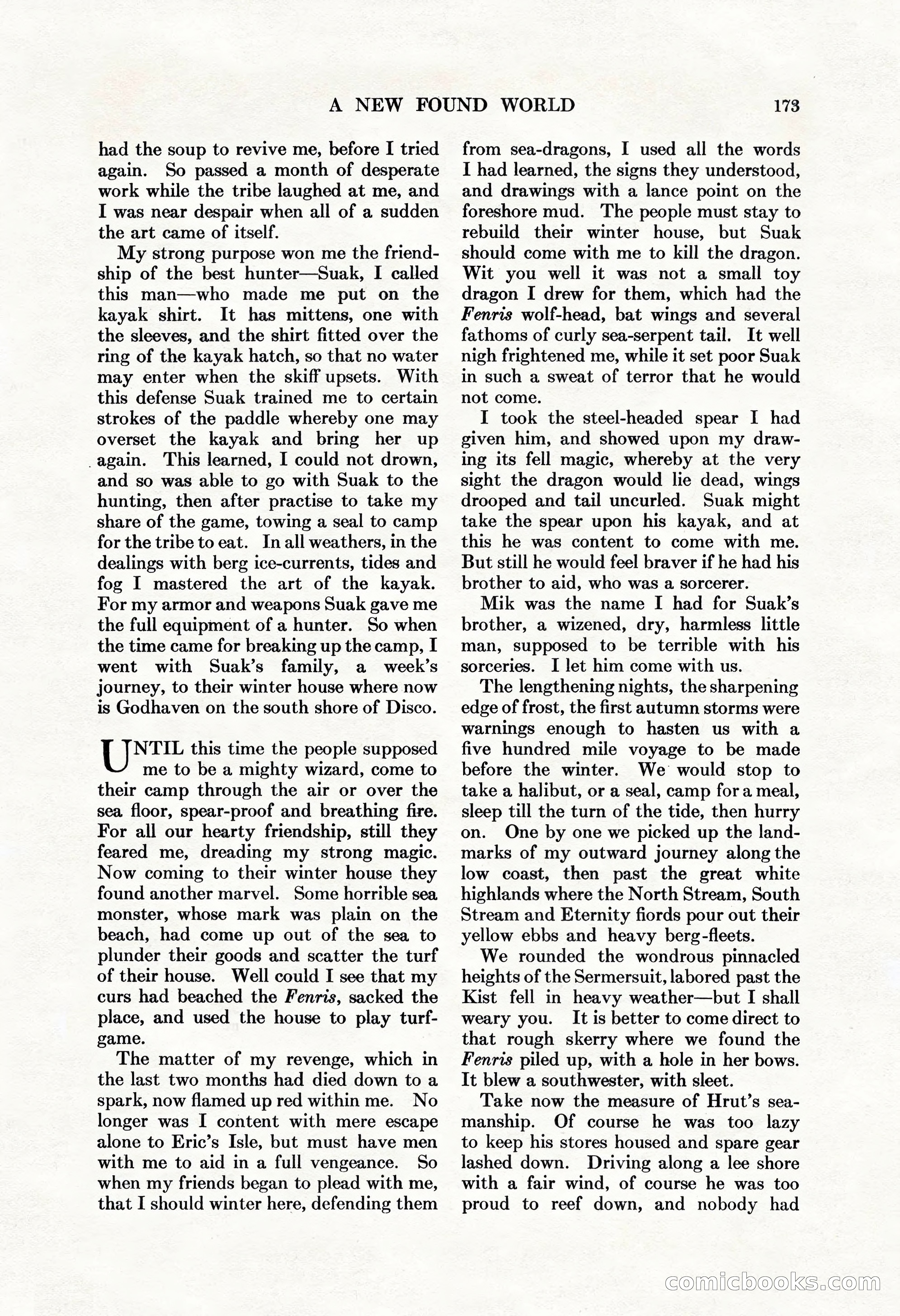 Adventure, Vol. 62, No. 6 — page 175 of 206