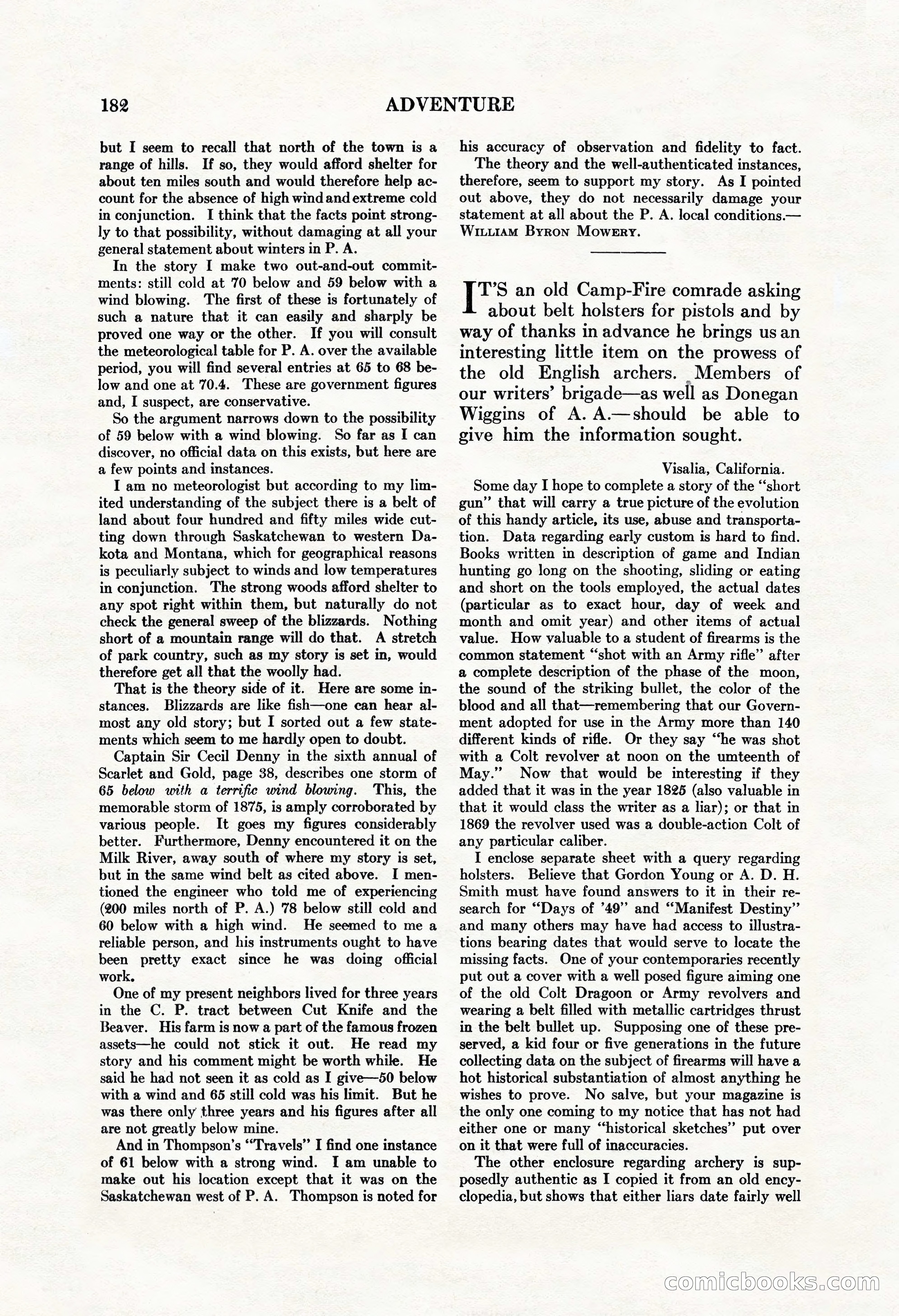 Adventure, Vol. 62, No. 6 — page 184 of 206