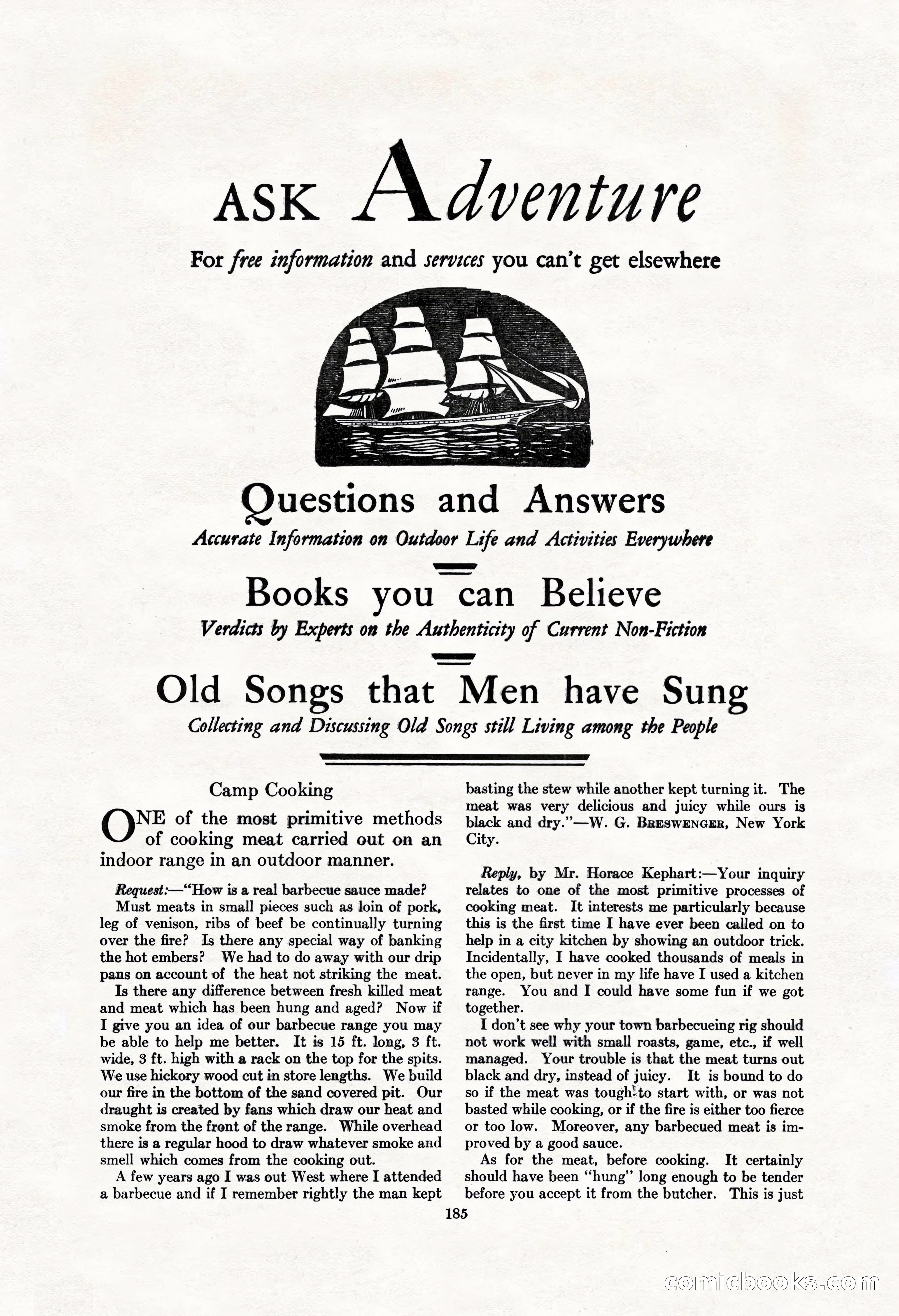Adventure, Vol. 62, No. 6 — page 187 of 206