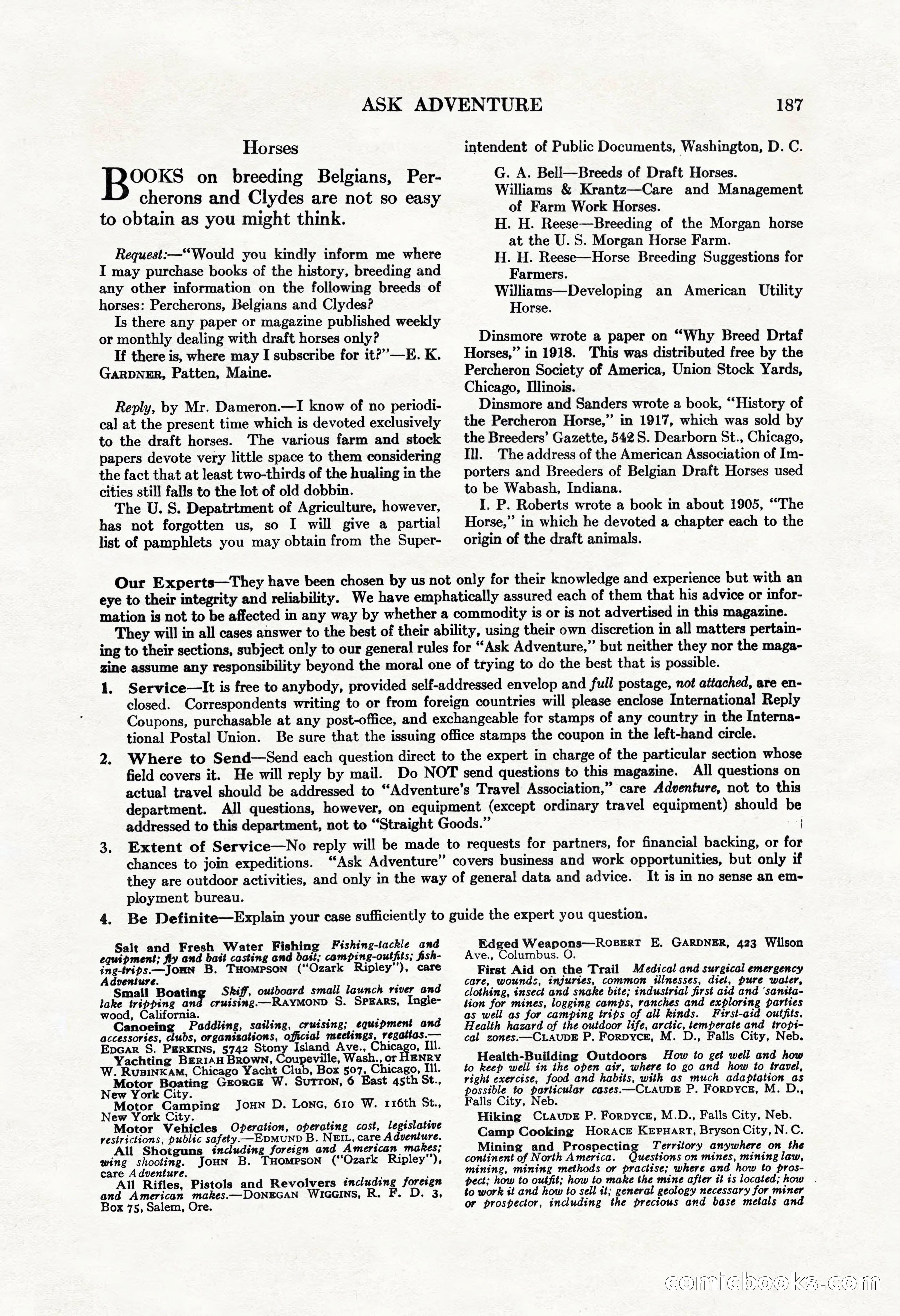 Adventure, Vol. 62, No. 6 — page 189 of 206