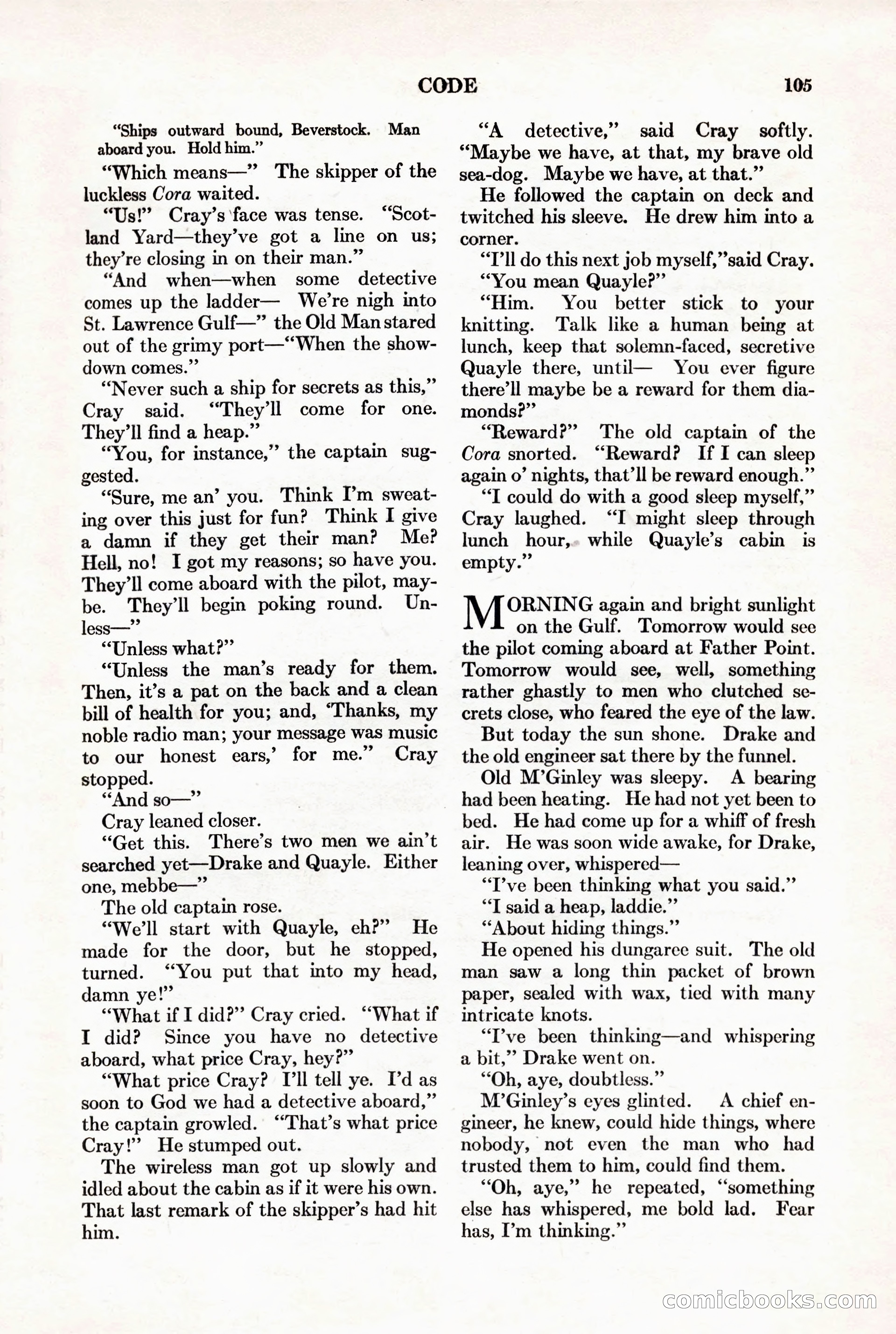 Adventure, November 15, 1927 — page 107 of 196
