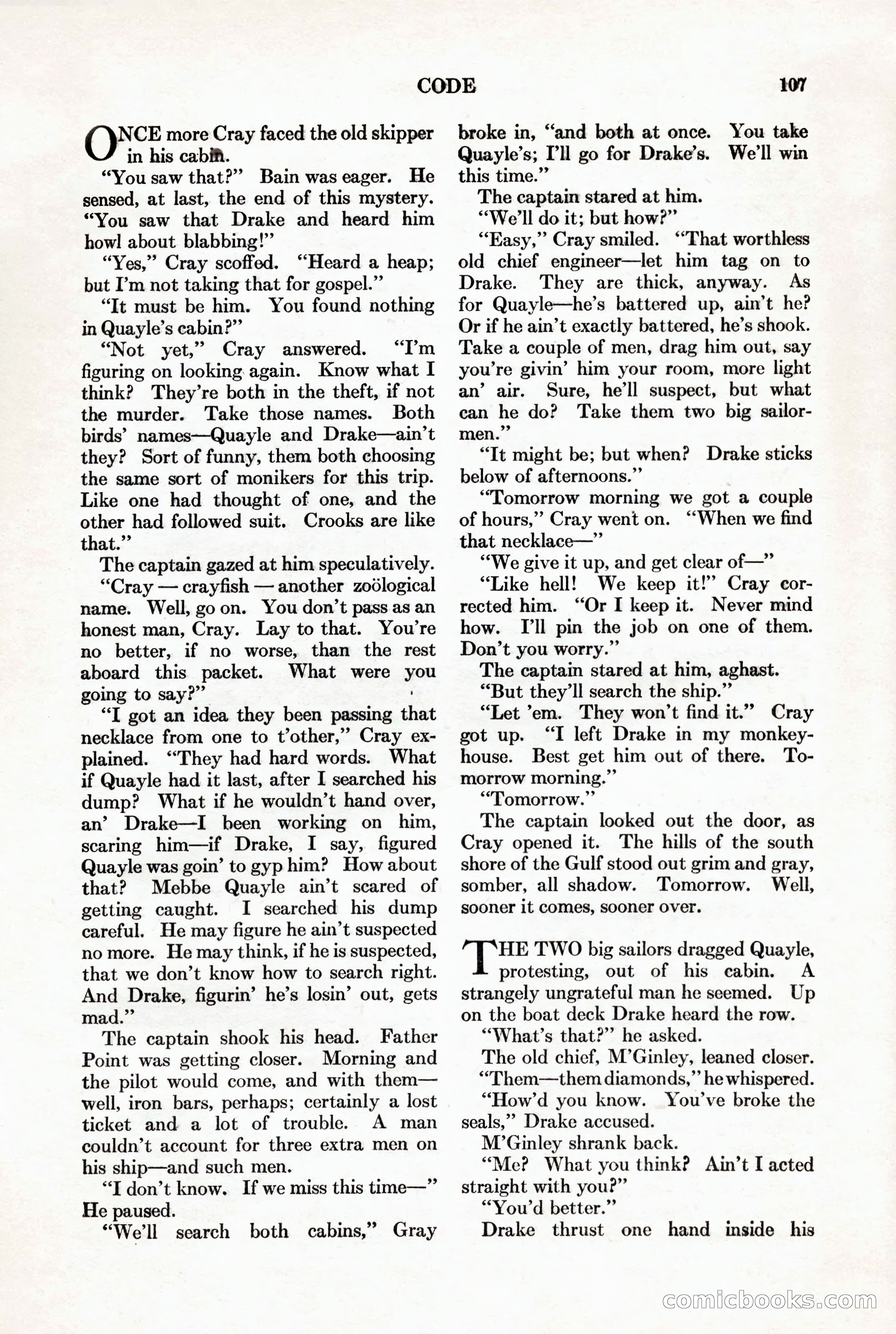 Adventure, November 15, 1927 — page 109 of 196