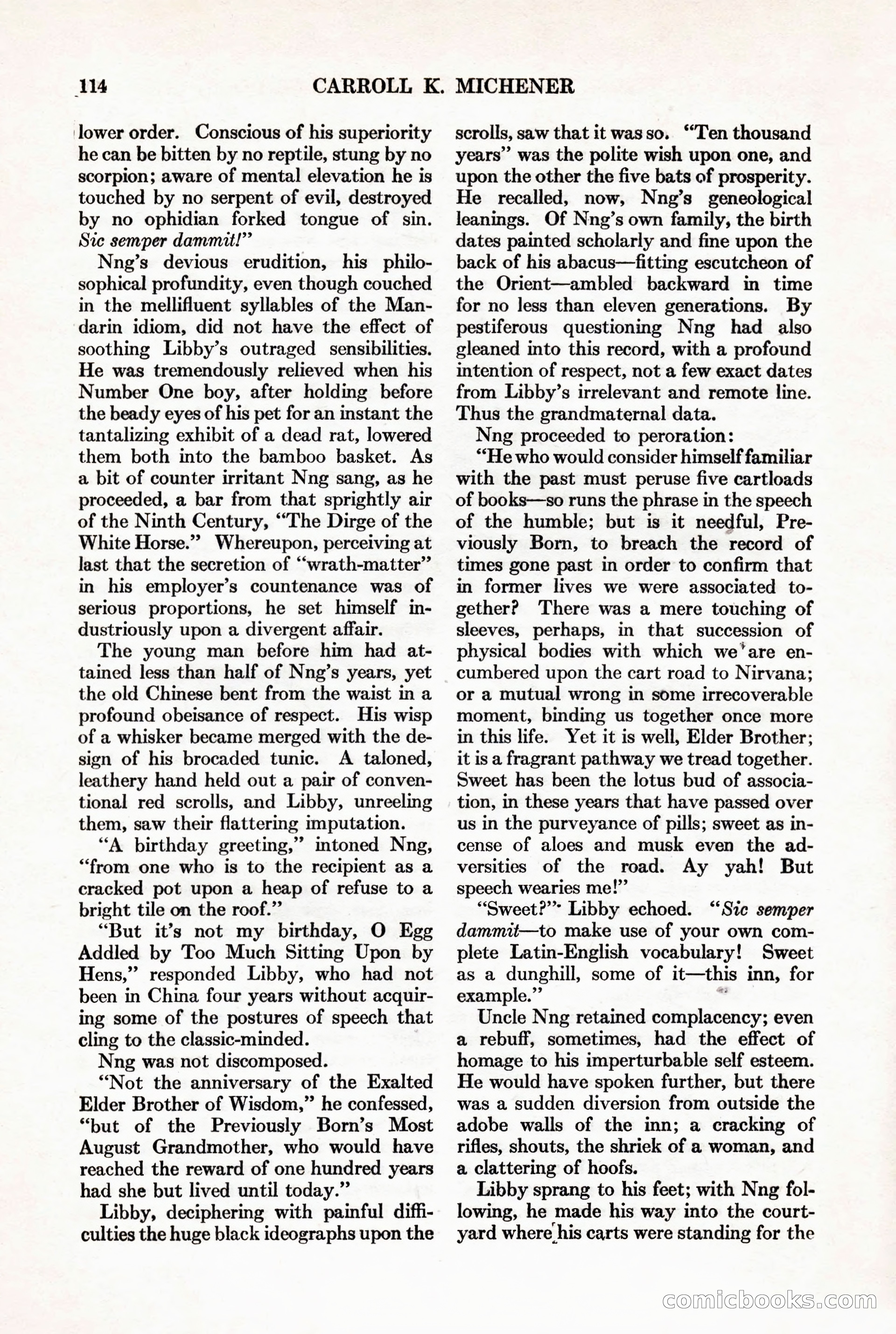 Adventure, November 15, 1927 — page 116 of 196