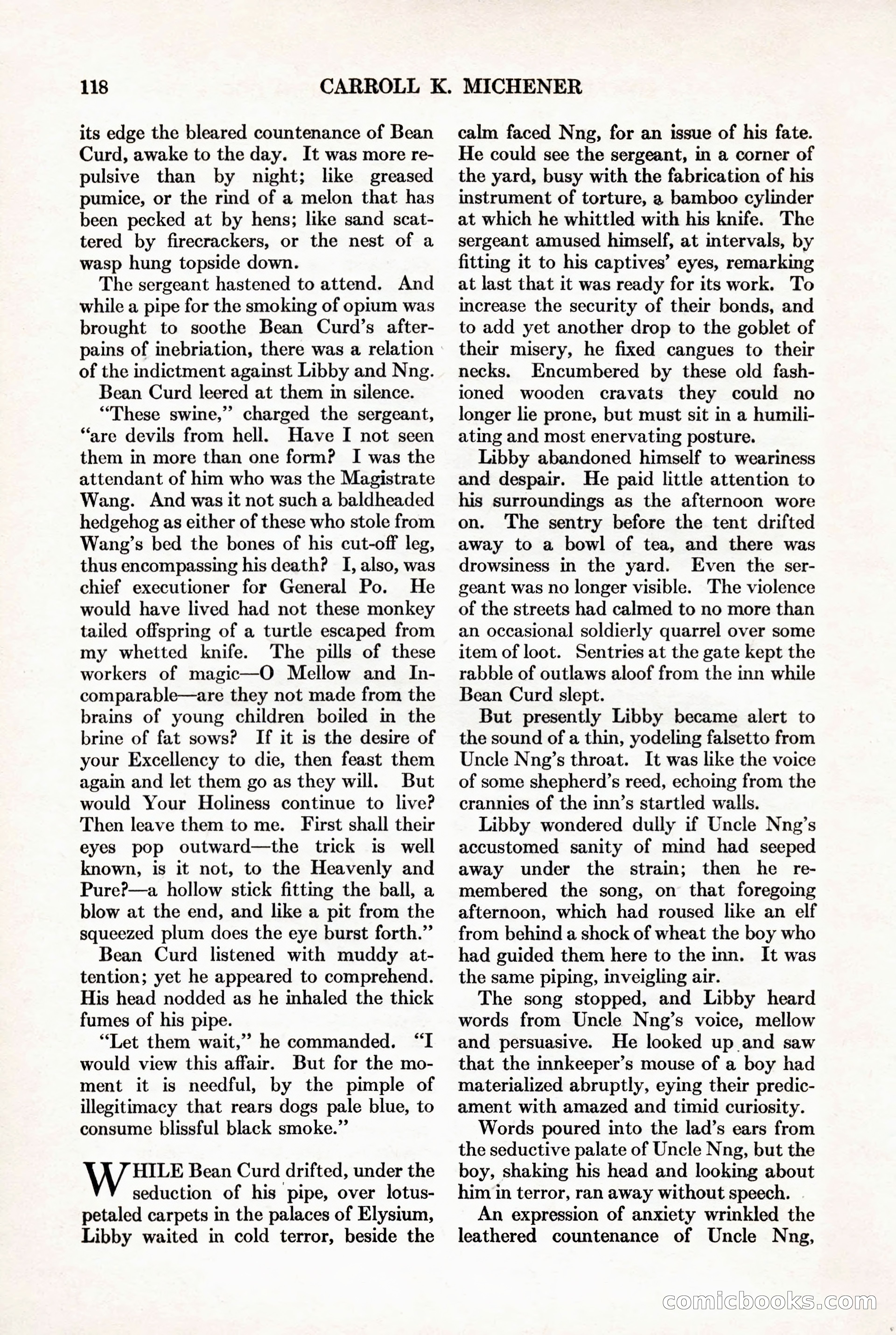 Adventure, November 15, 1927 — page 120 of 196