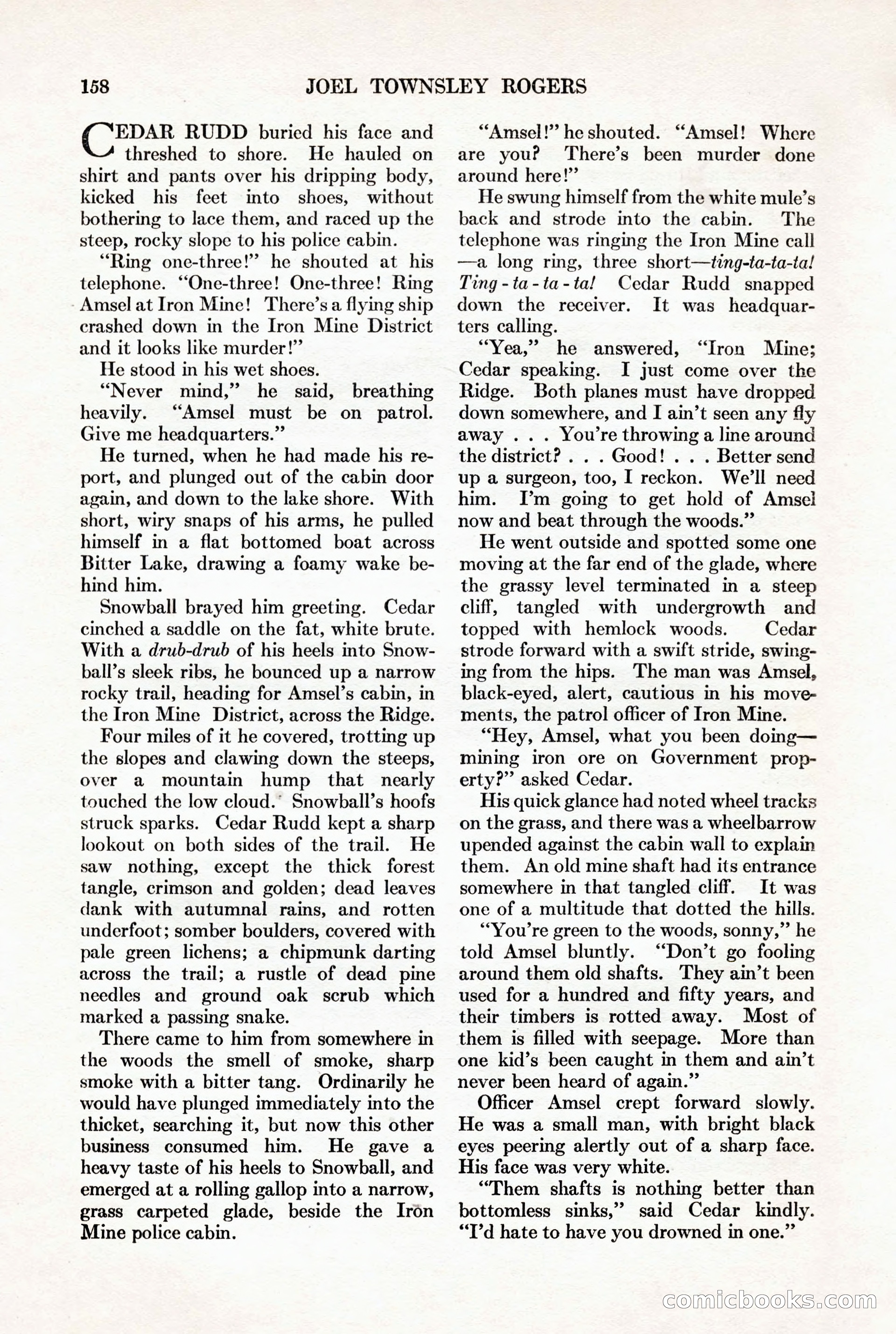 Adventure, November 15, 1927 — page 160 of 196