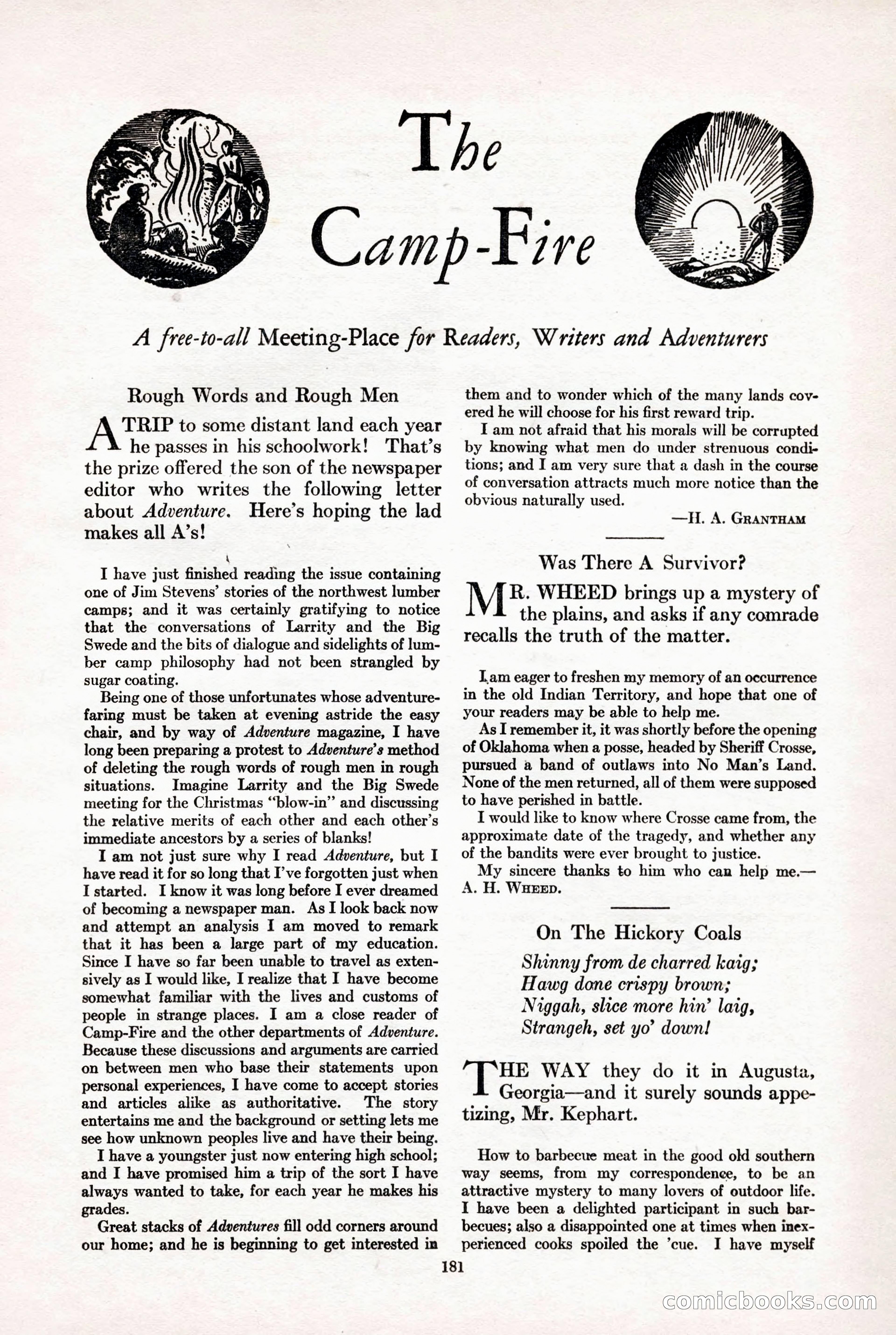 Adventure, November 15, 1927 — page 183 of 196