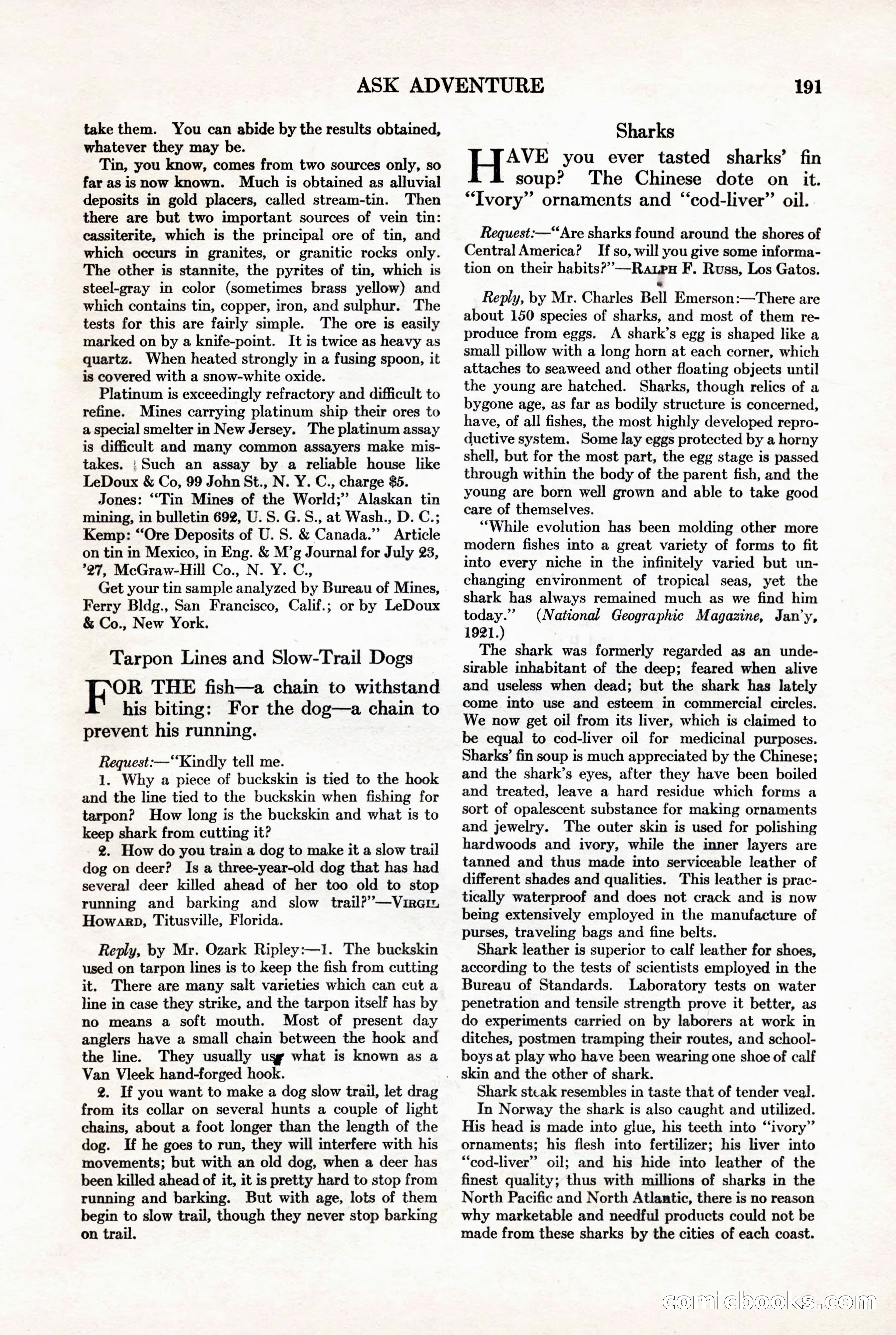 Adventure, November 15, 1927 — page 193 of 196