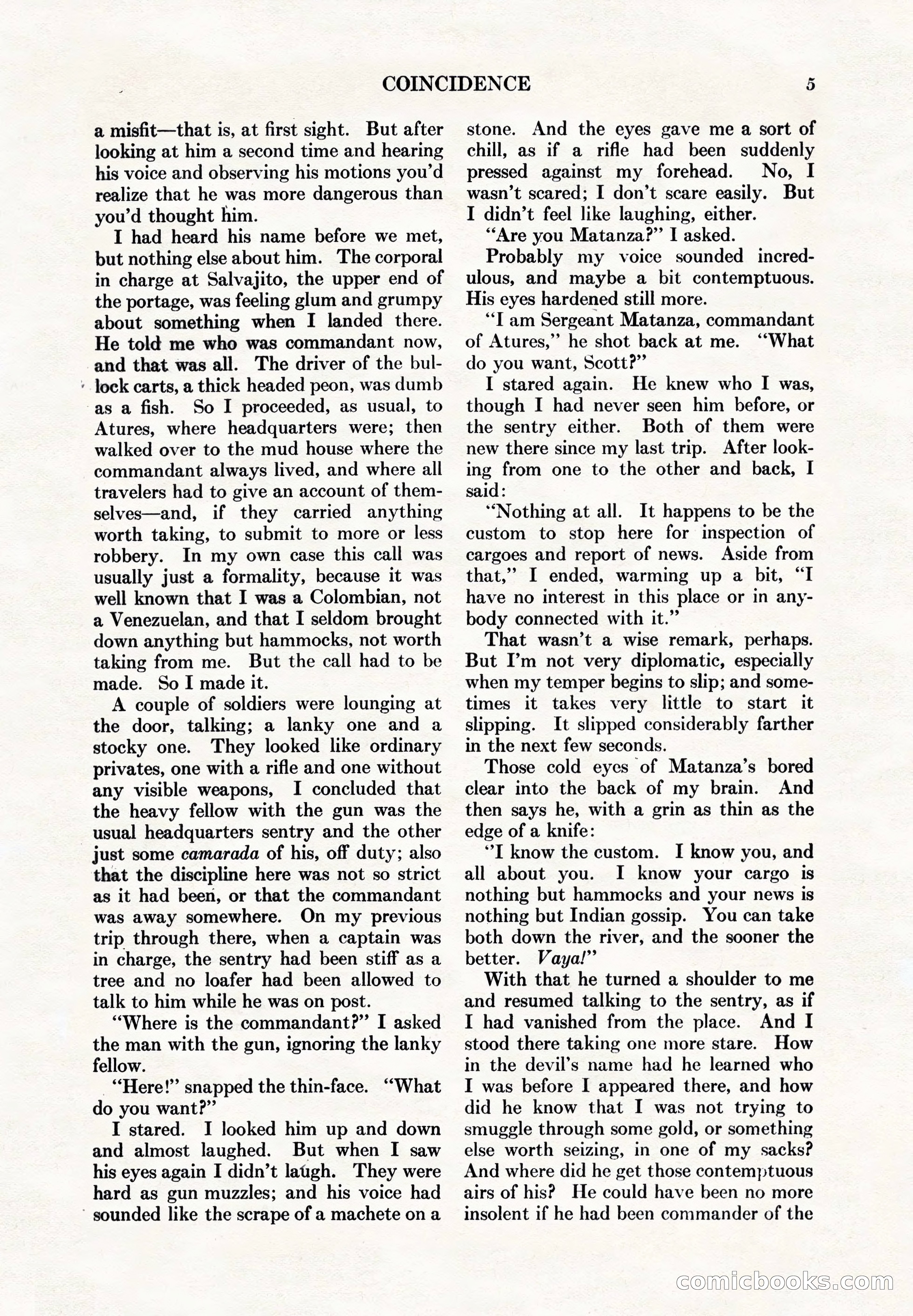 Adventure Magazine, May 1, 1928 — page 17 of 206