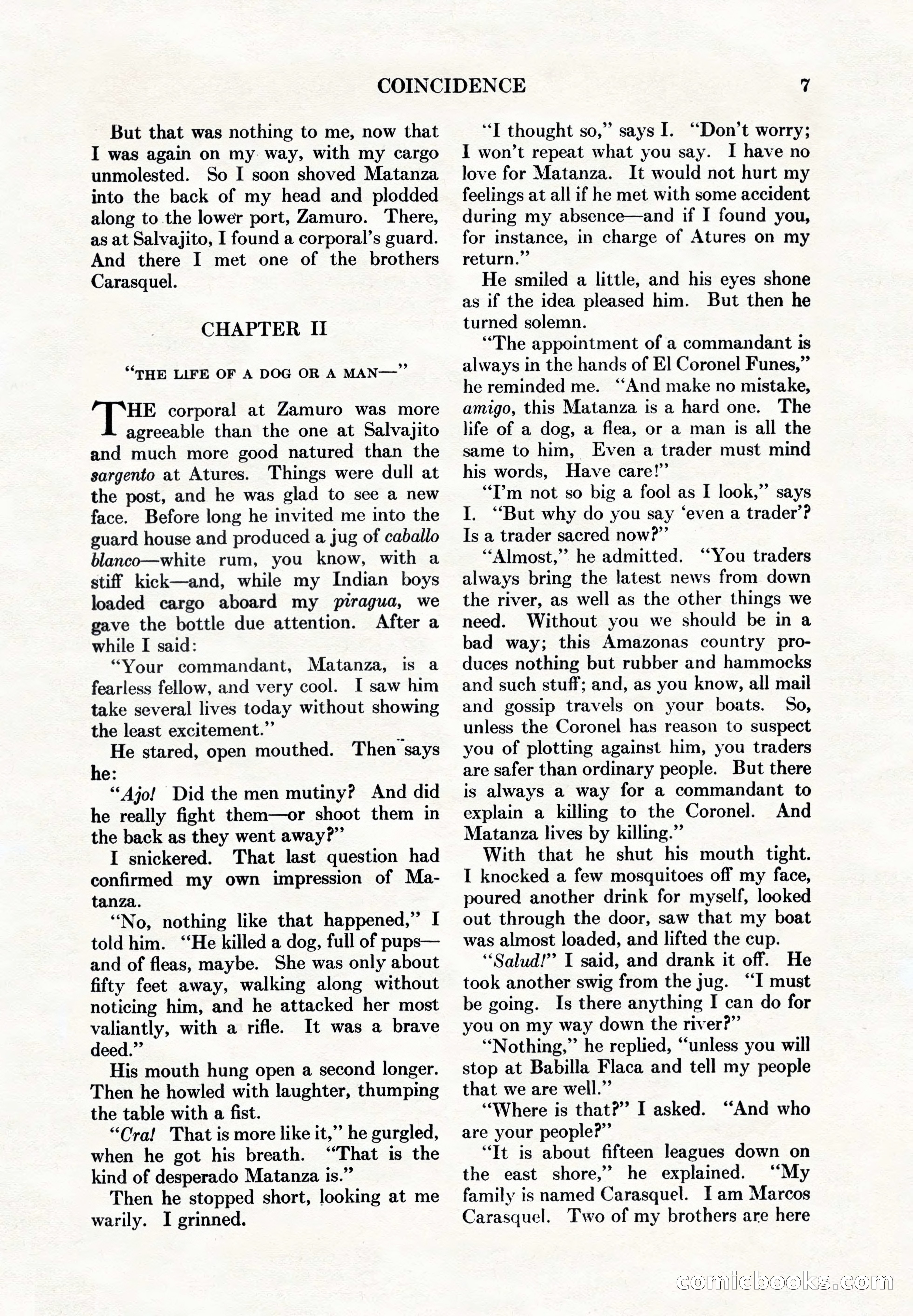 Adventure Magazine, May 1, 1928 — page 19 of 206