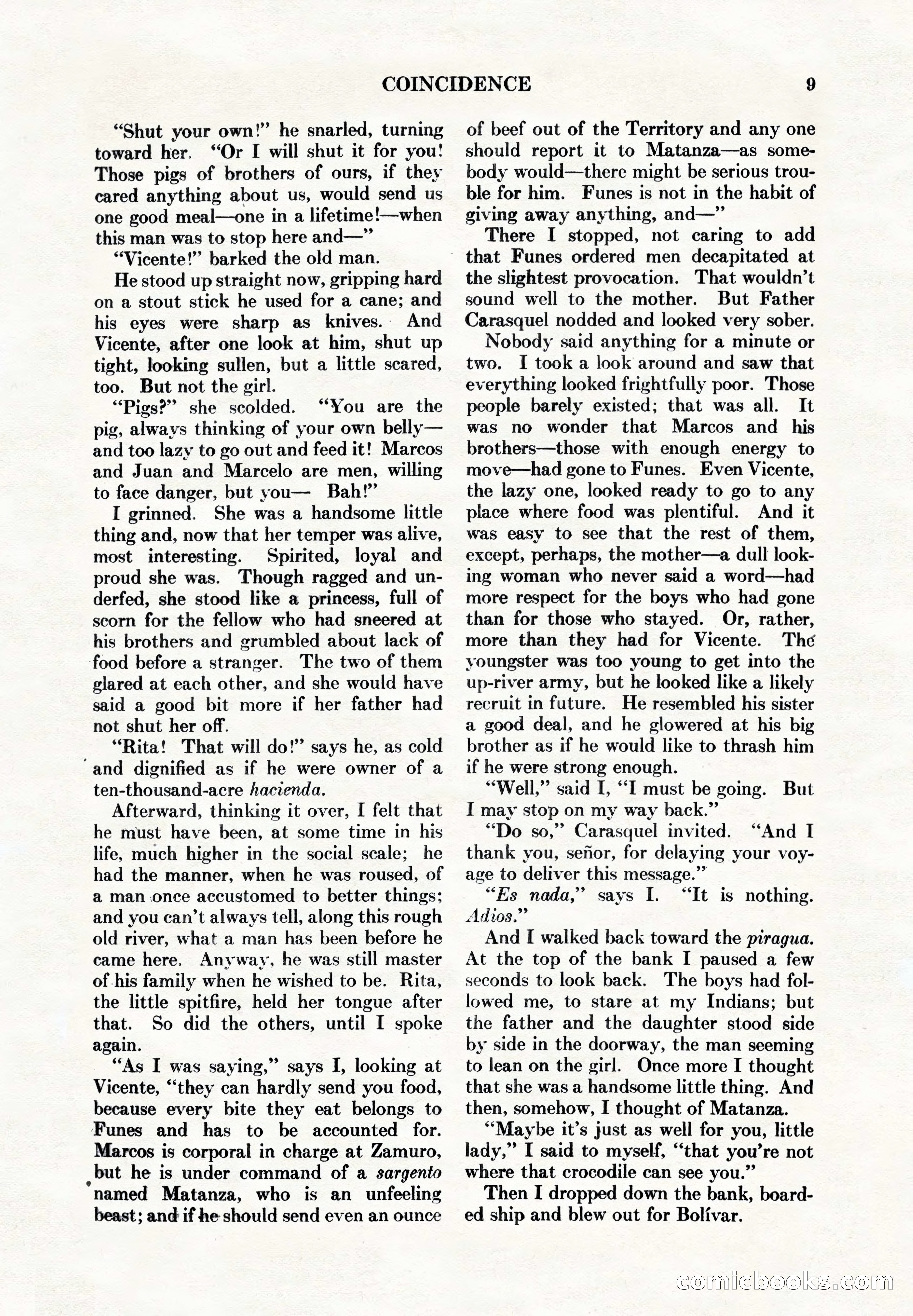 Adventure Magazine, May 1, 1928 — page 21 of 206
