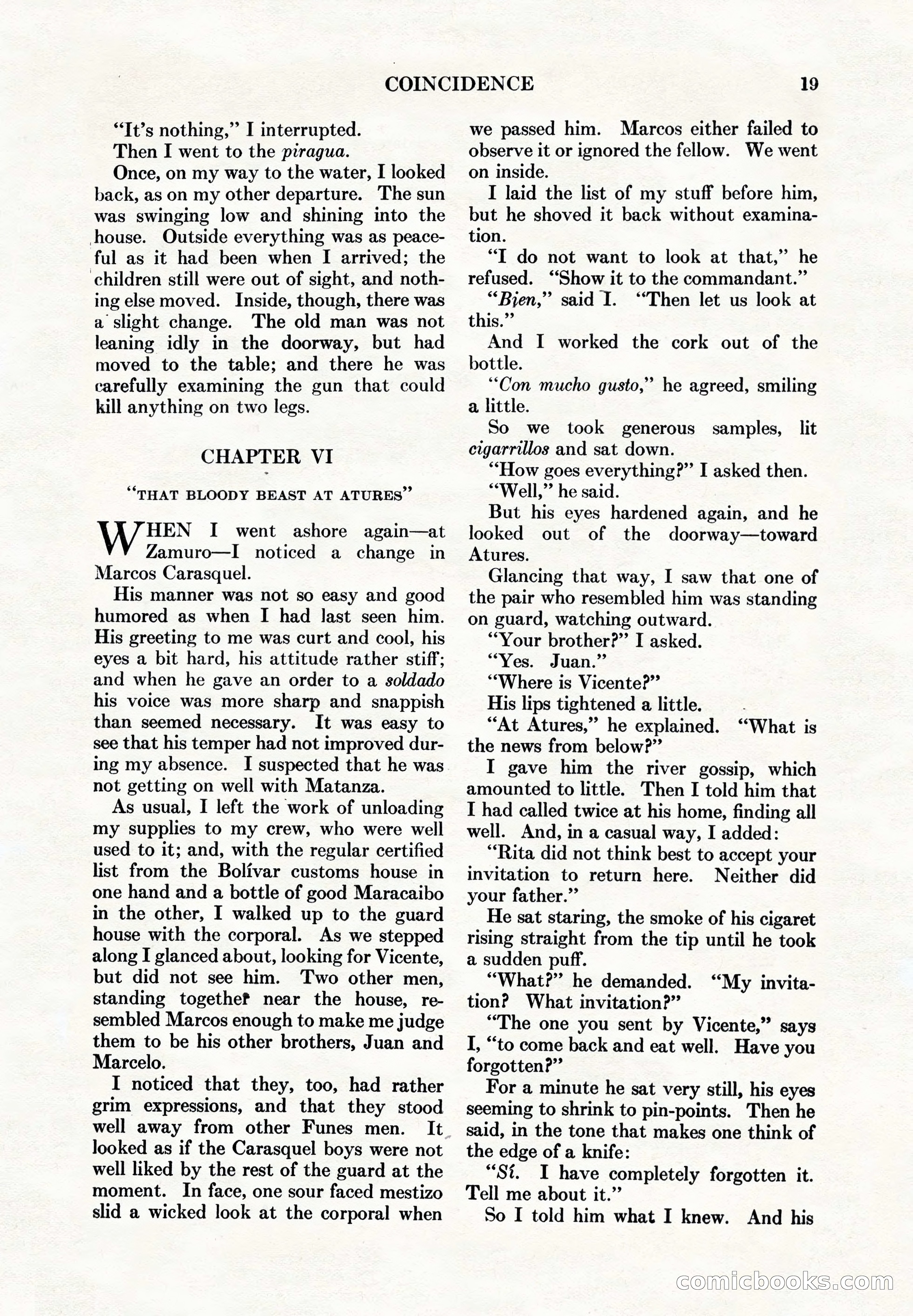 Adventure Magazine, May 1, 1928 — page 31 of 206