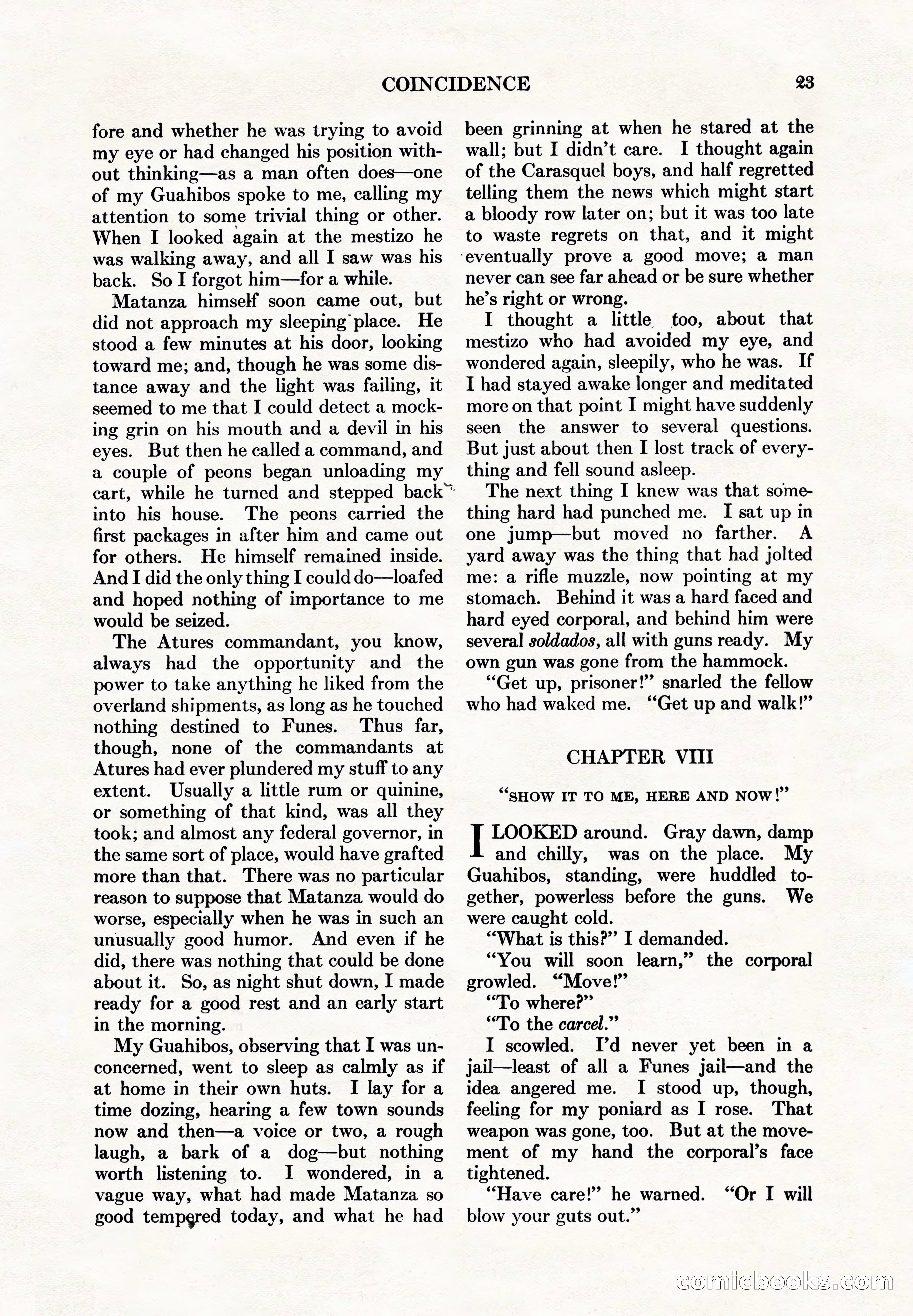 Adventure Magazine, May 1, 1928 — page 35 of 206