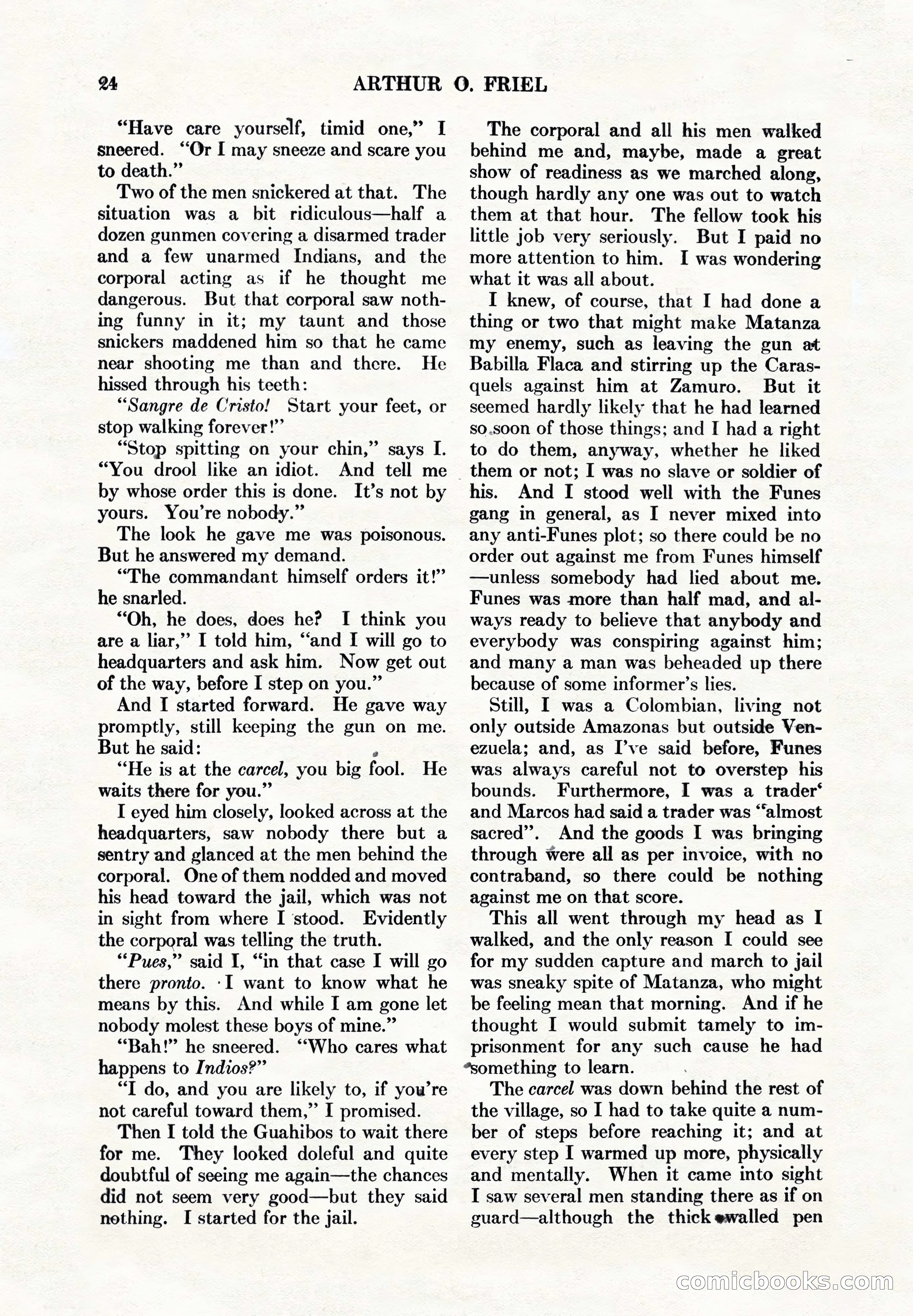 Adventure Magazine, May 1, 1928 — page 36 of 206