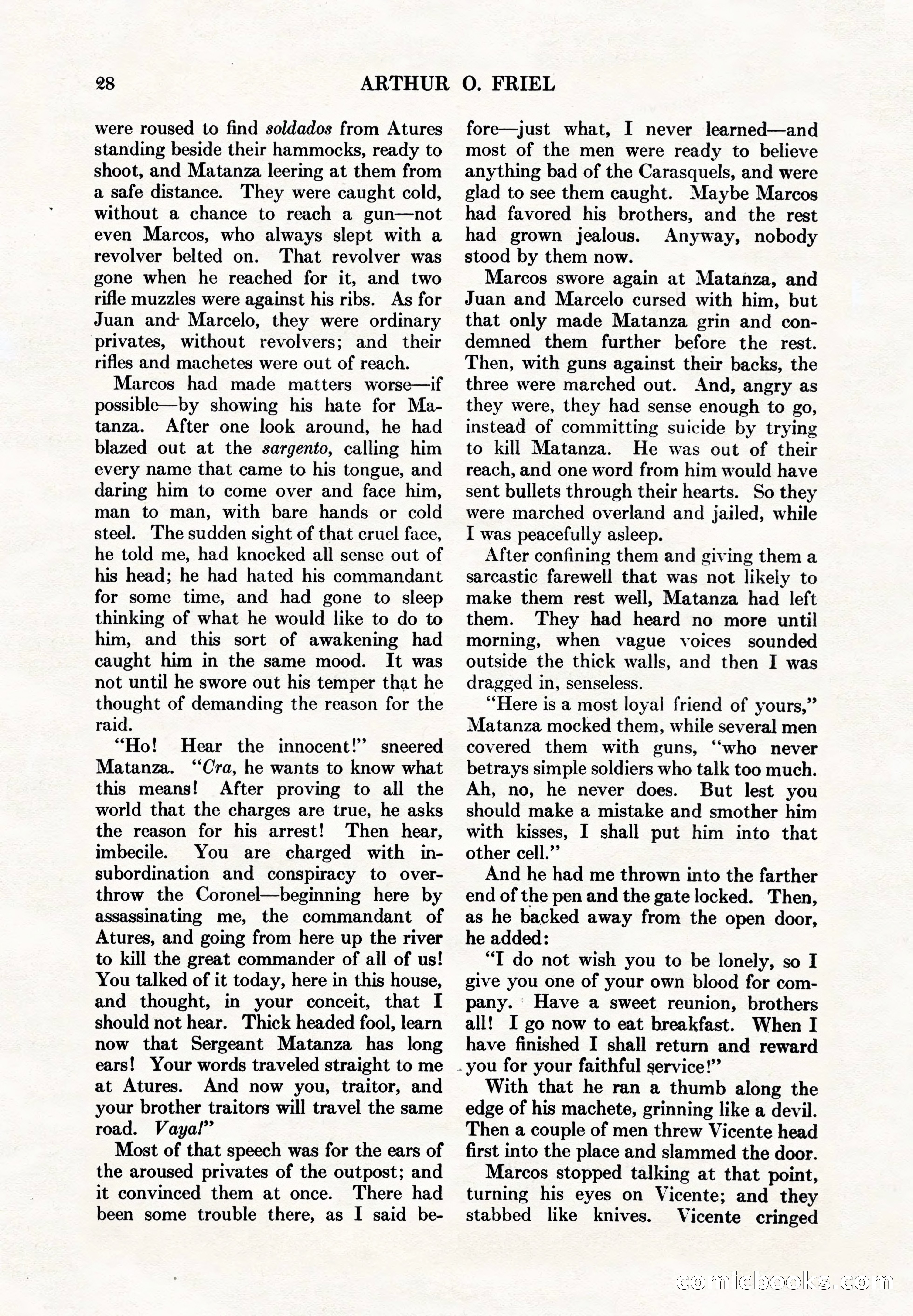 Adventure Magazine, May 1, 1928 — page 40 of 206