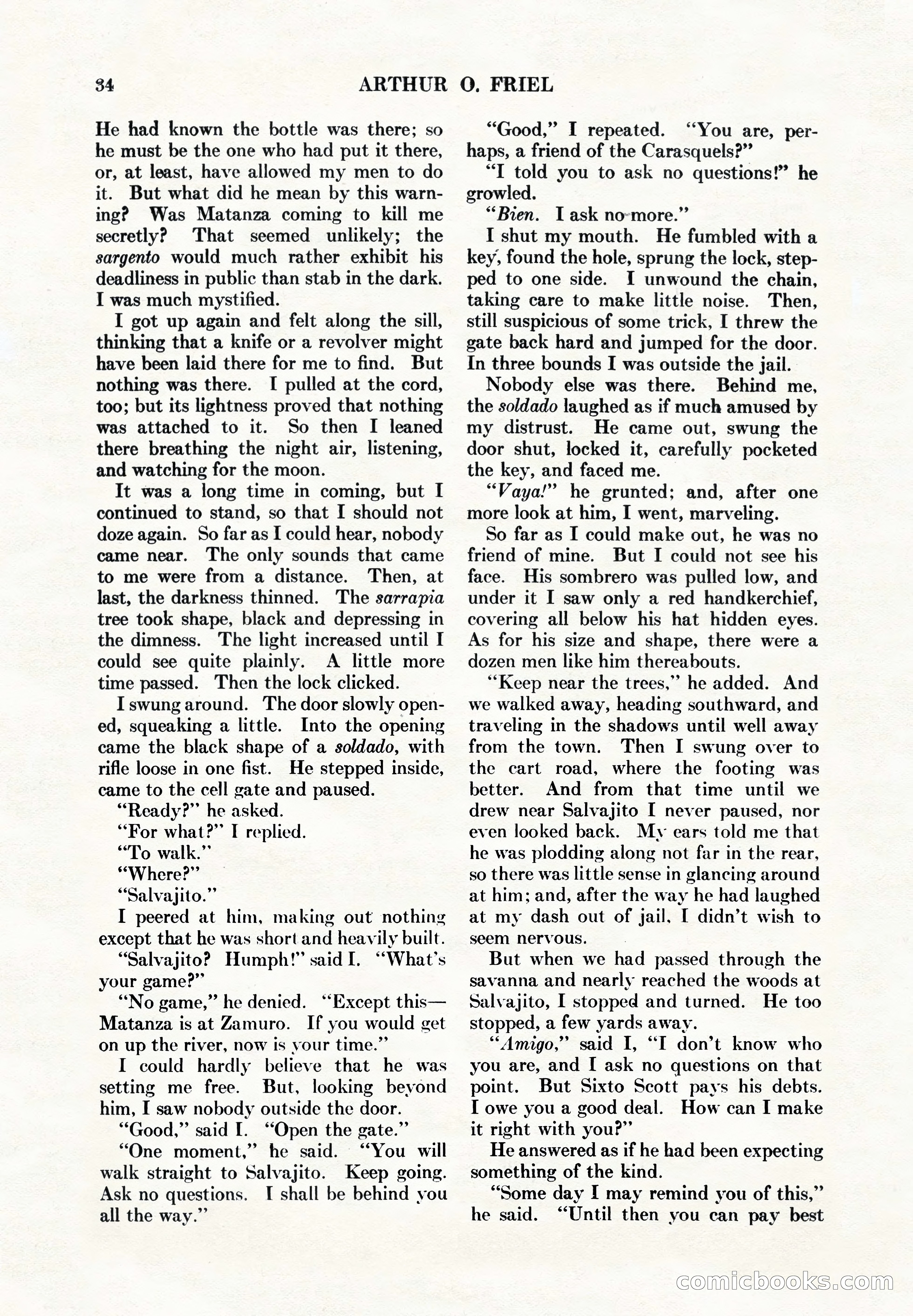 Adventure Magazine, May 1, 1928 — page 46 of 206