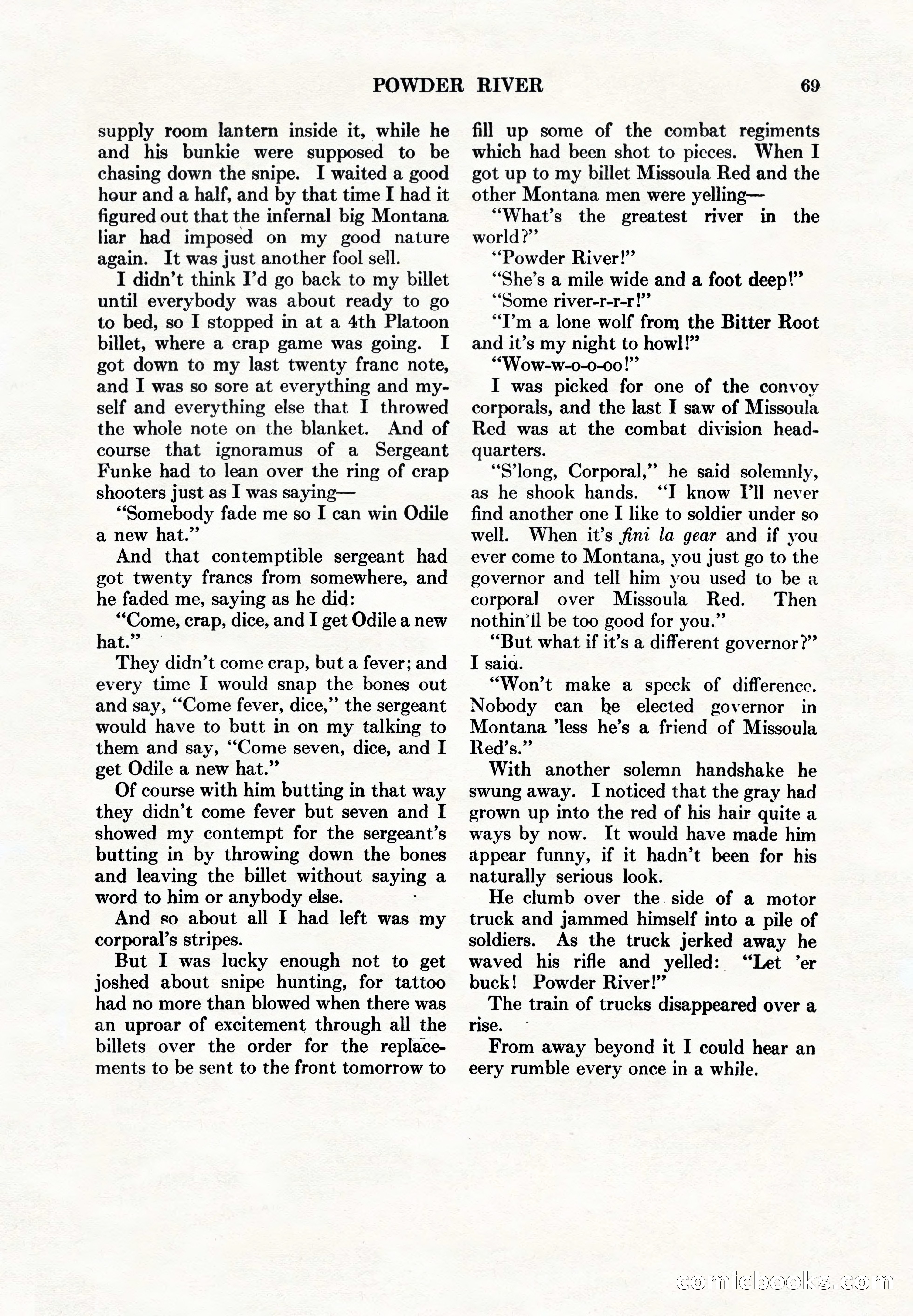 Adventure Magazine, May 1, 1928 — page 81 of 206