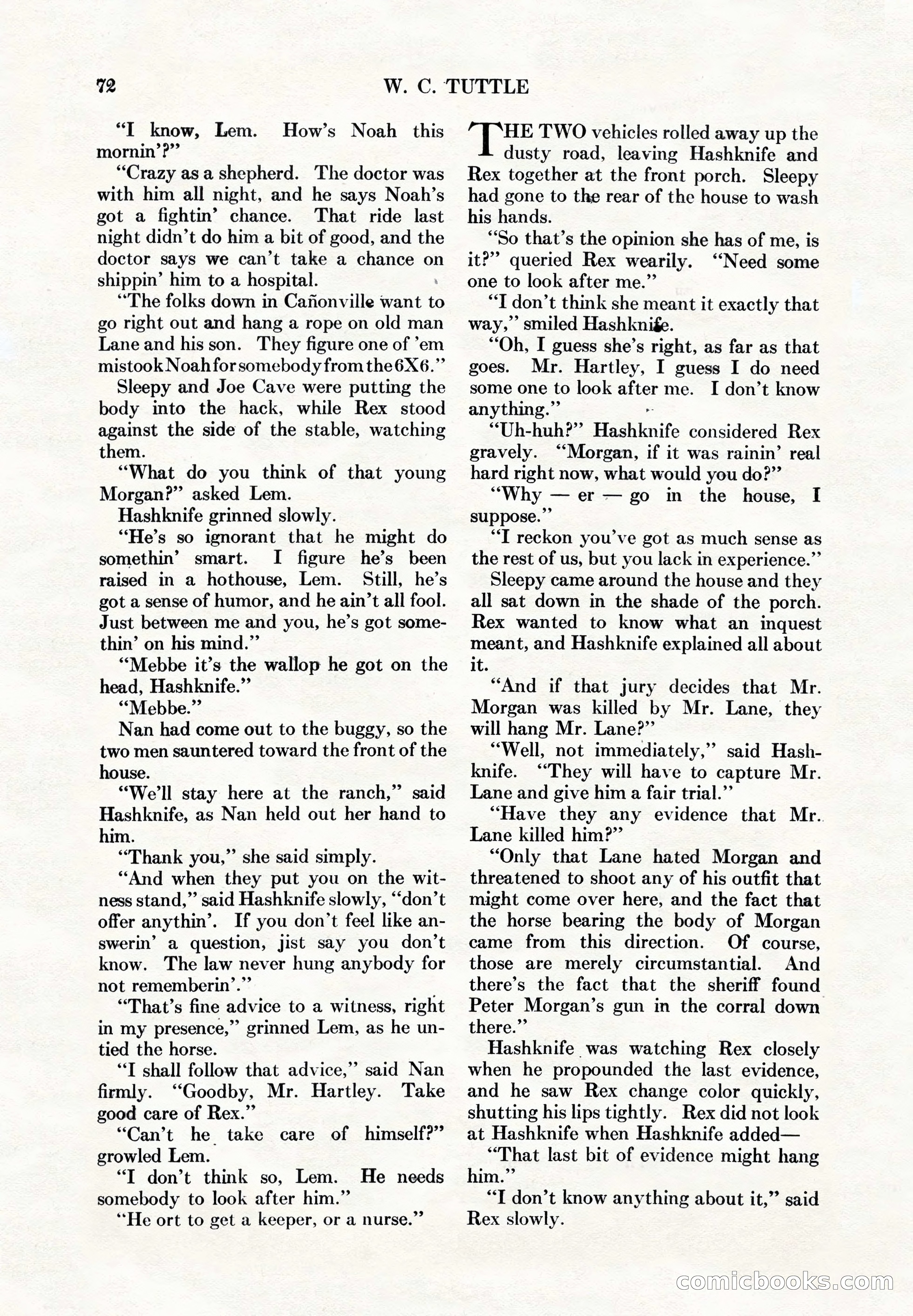 Adventure Magazine, May 1, 1928 — page 84 of 206
