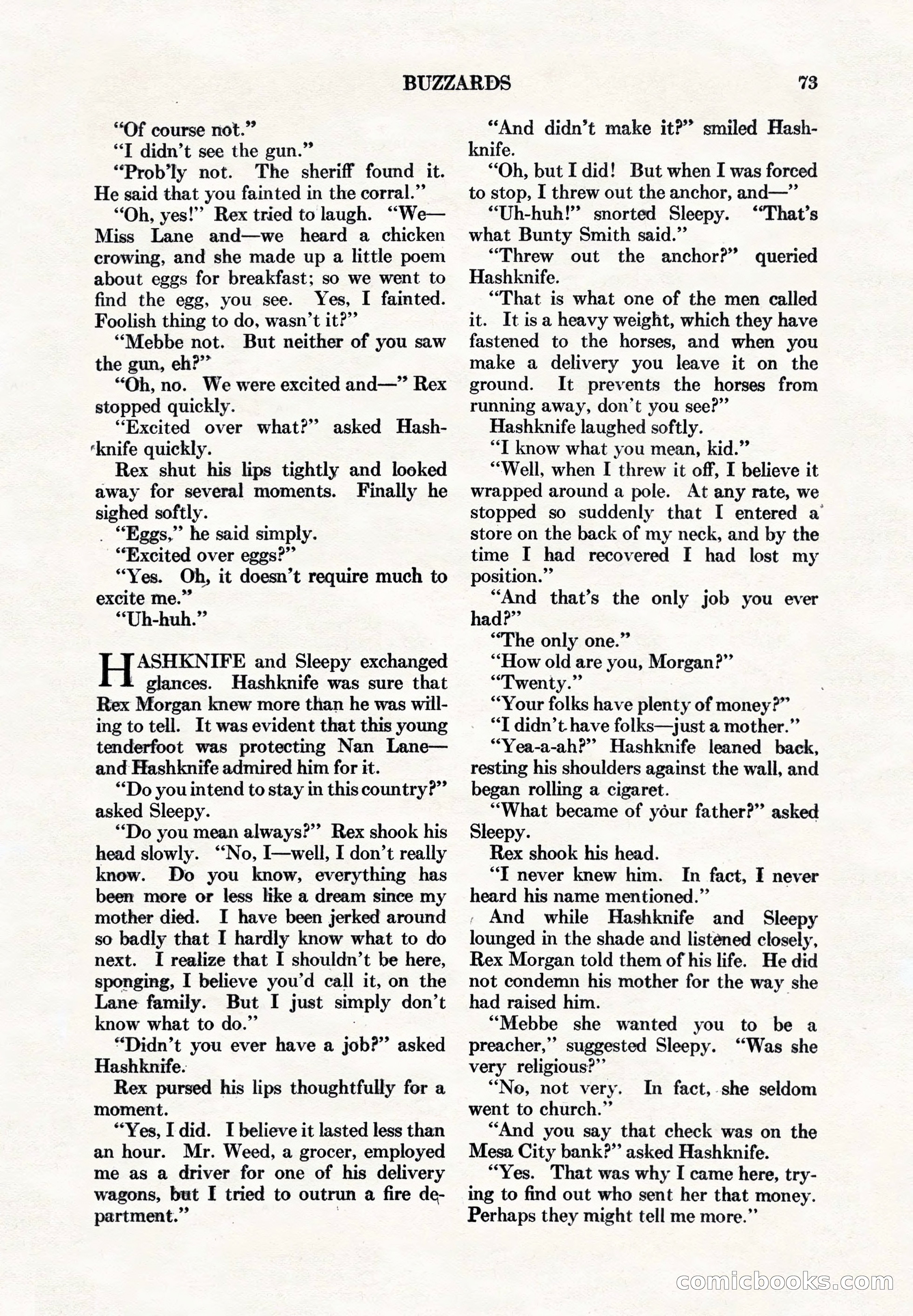 Adventure Magazine, May 1, 1928 — page 85 of 206