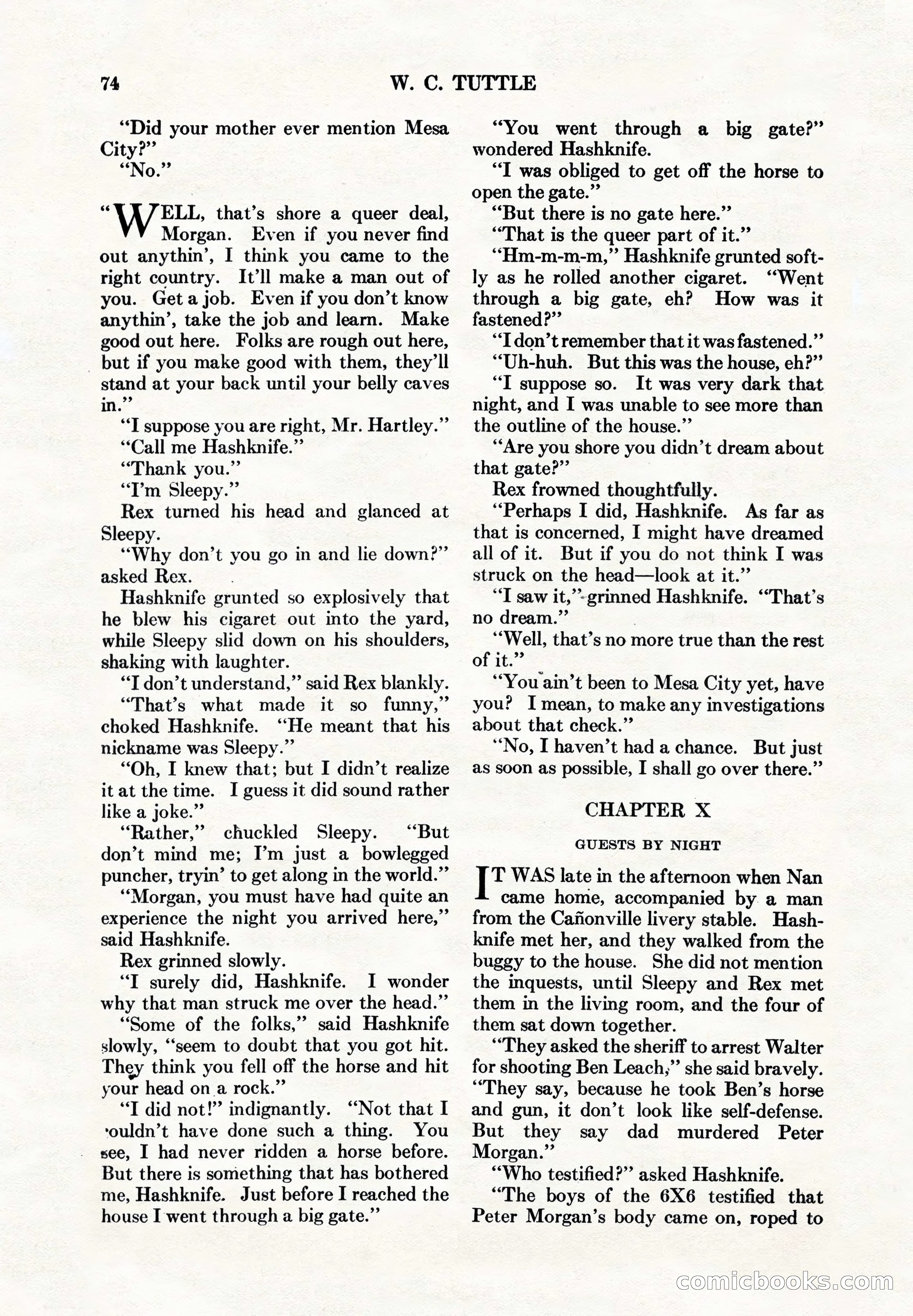 Adventure Magazine, May 1, 1928 — page 86 of 206