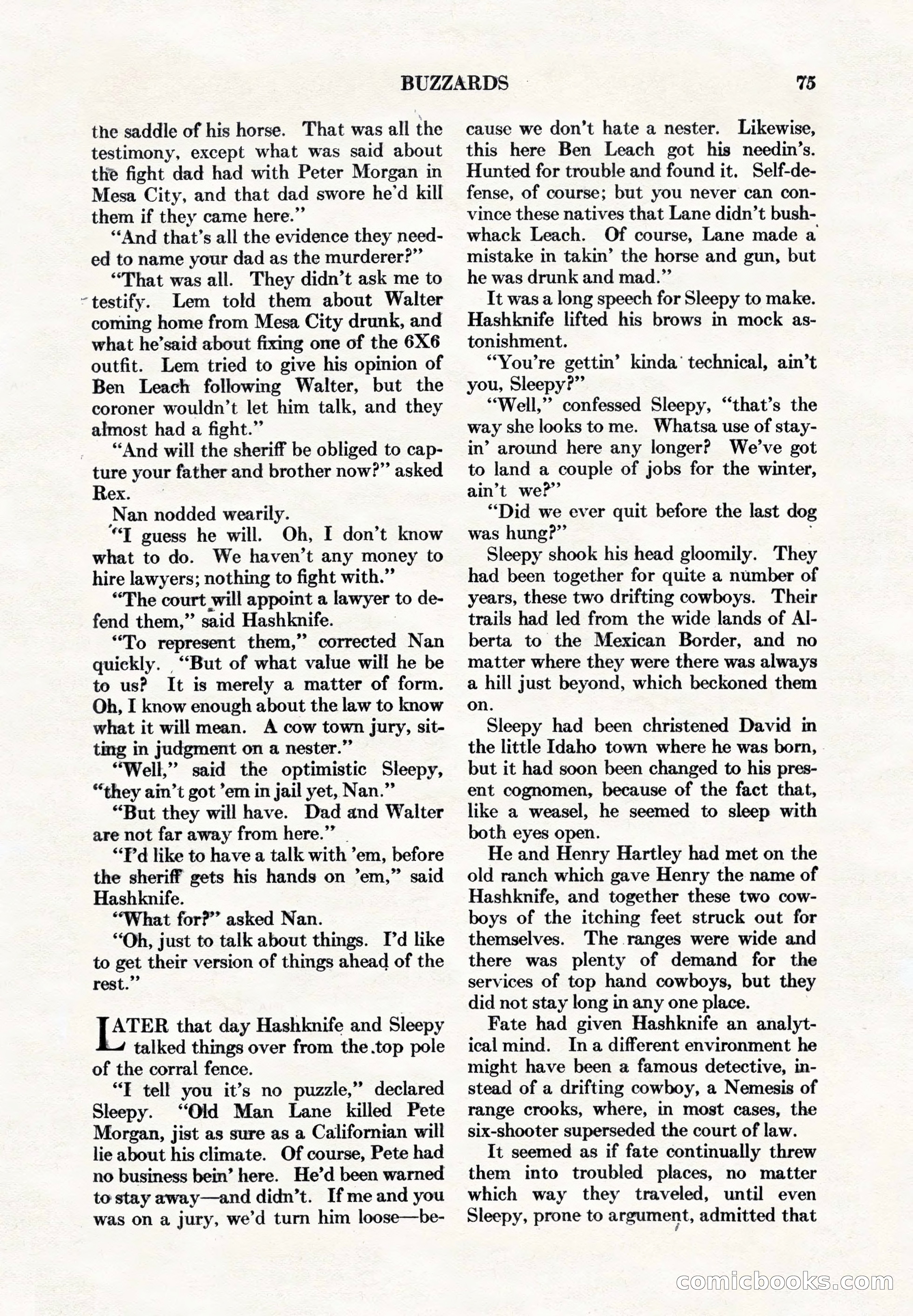 Adventure Magazine, May 1, 1928 — page 87 of 206