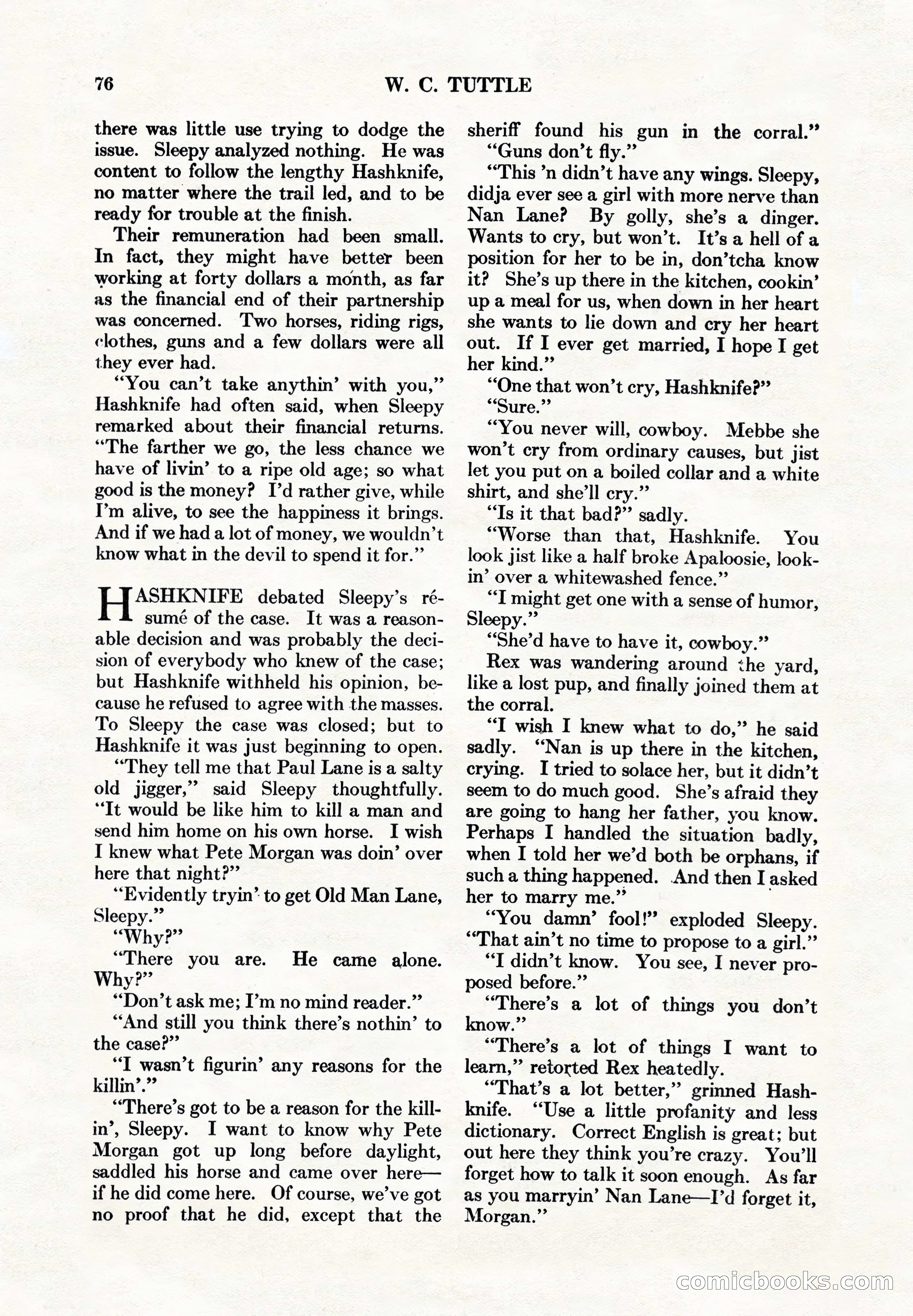 Adventure Magazine, May 1, 1928 — page 88 of 206