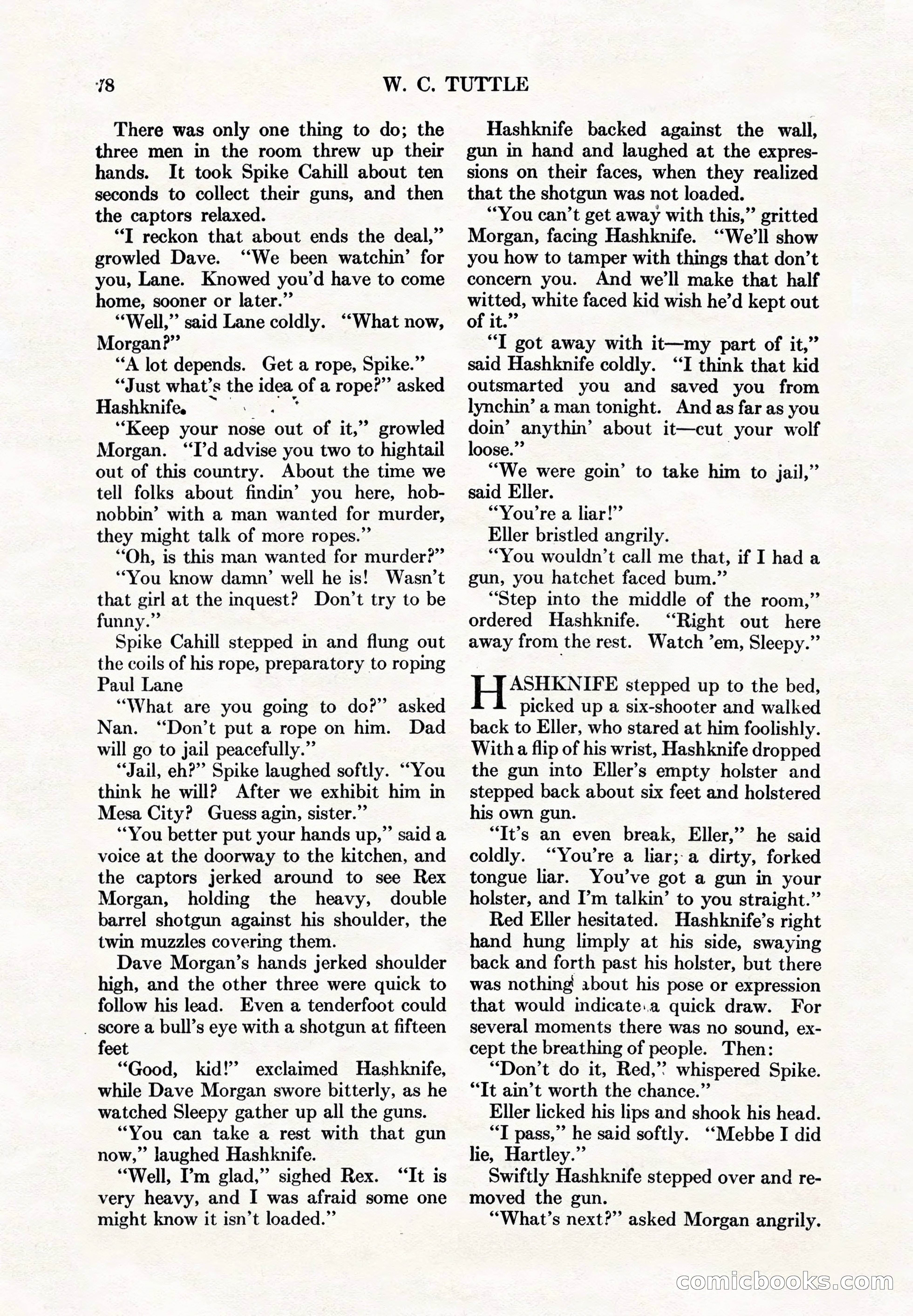 Adventure Magazine, May 1, 1928 — page 90 of 206