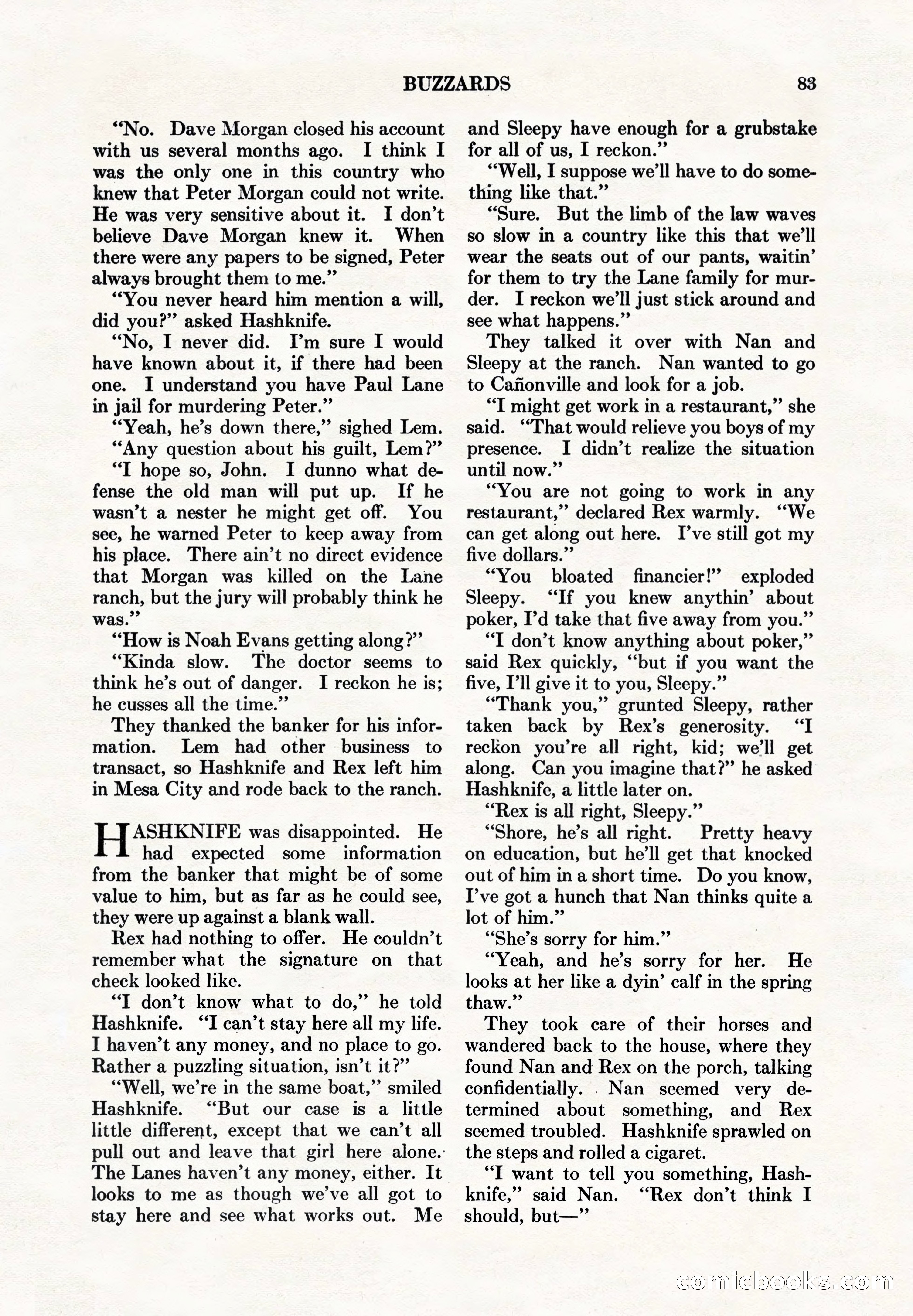 Adventure Magazine, May 1, 1928 — page 95 of 206