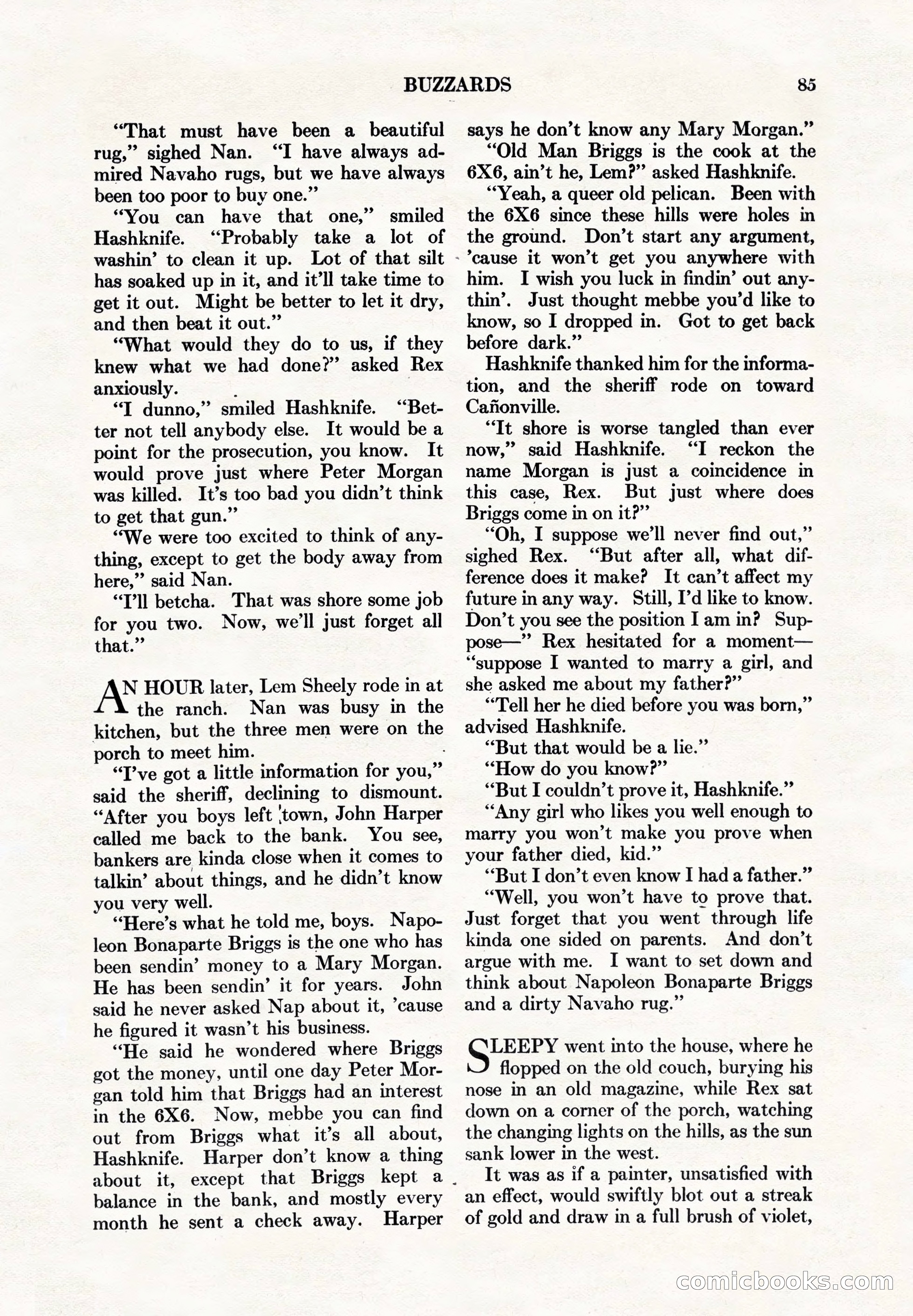 Adventure Magazine, May 1, 1928 — page 97 of 206