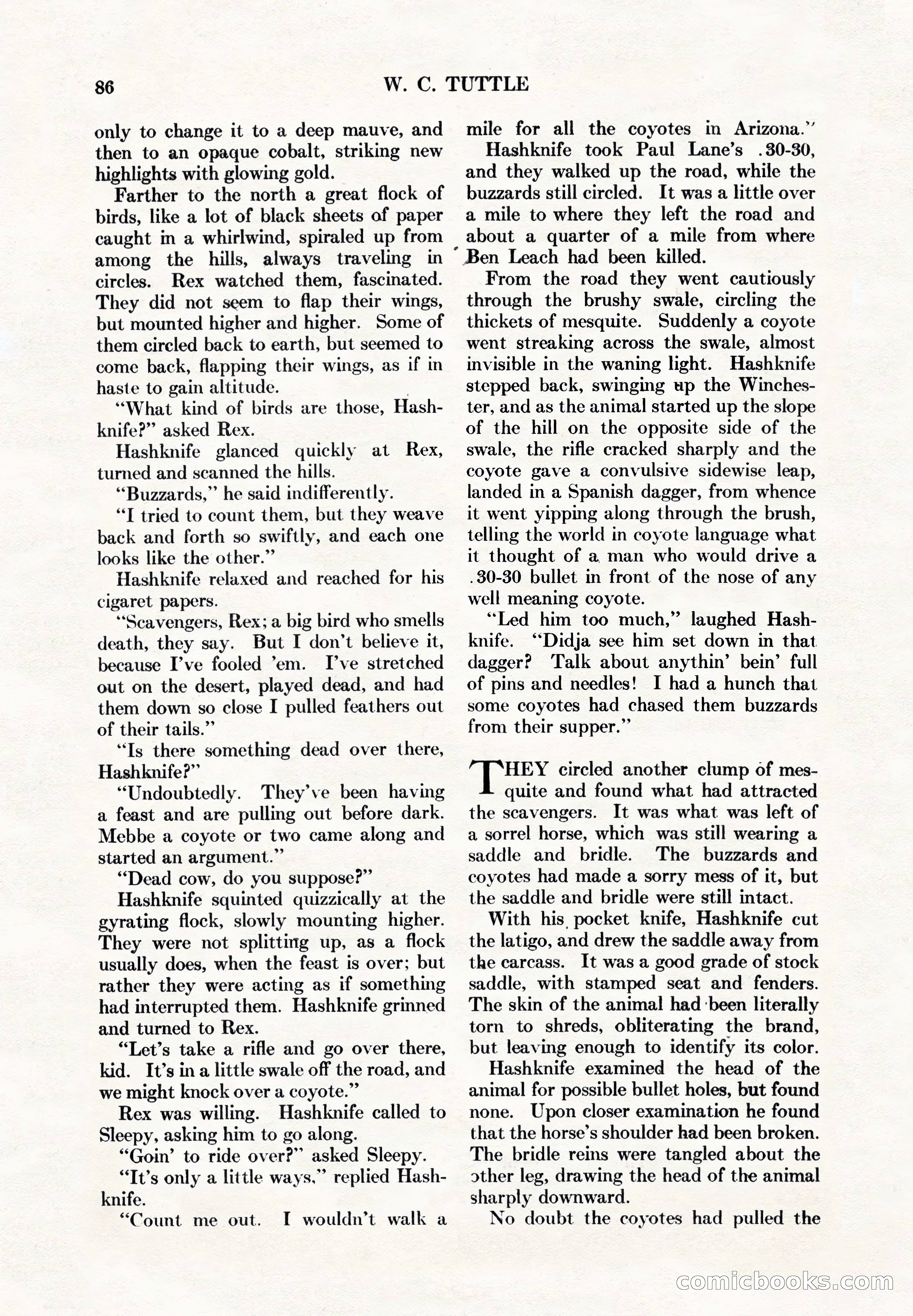 Adventure Magazine, May 1, 1928 — page 98 of 206