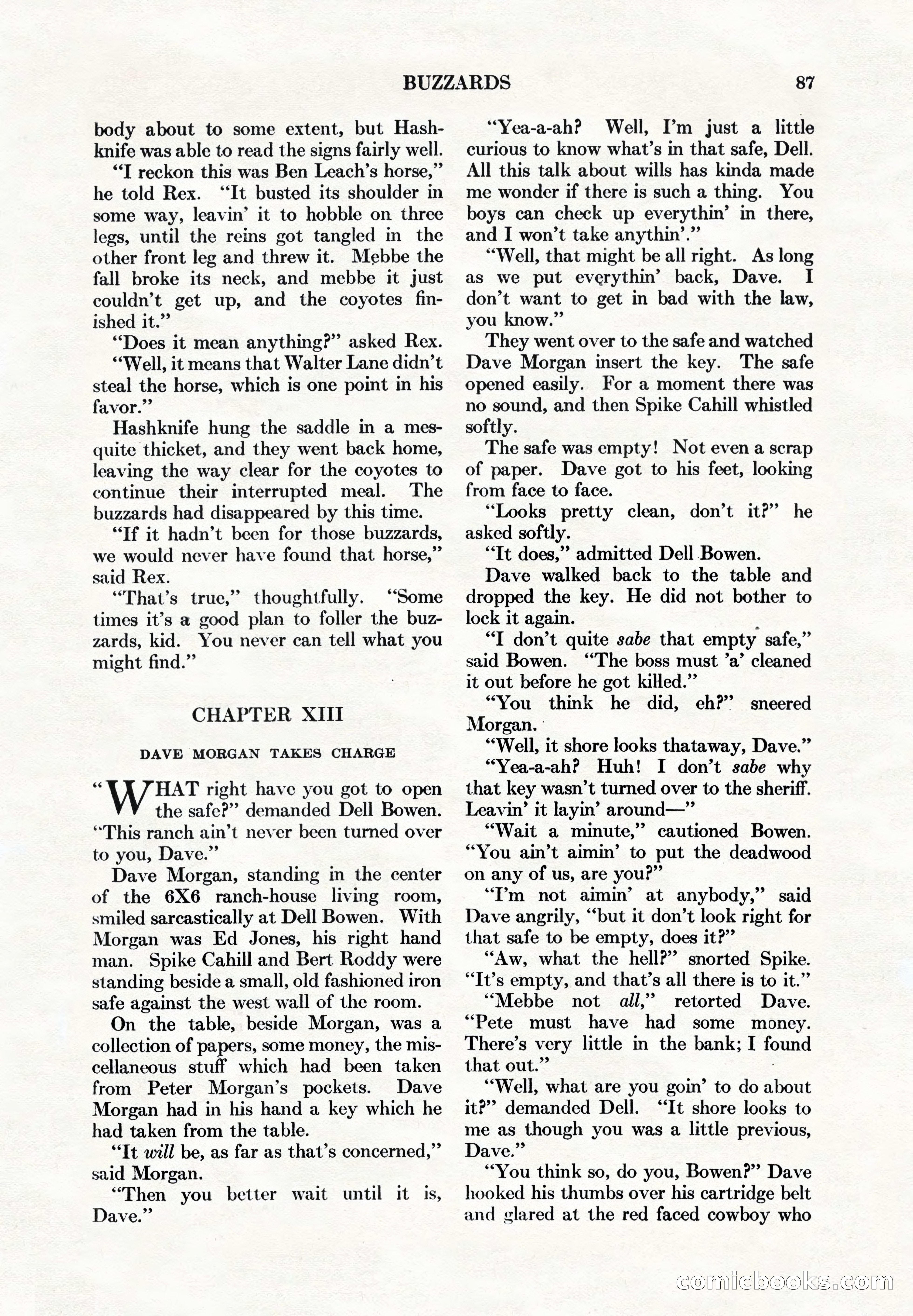 Adventure Magazine, May 1, 1928 — page 99 of 206