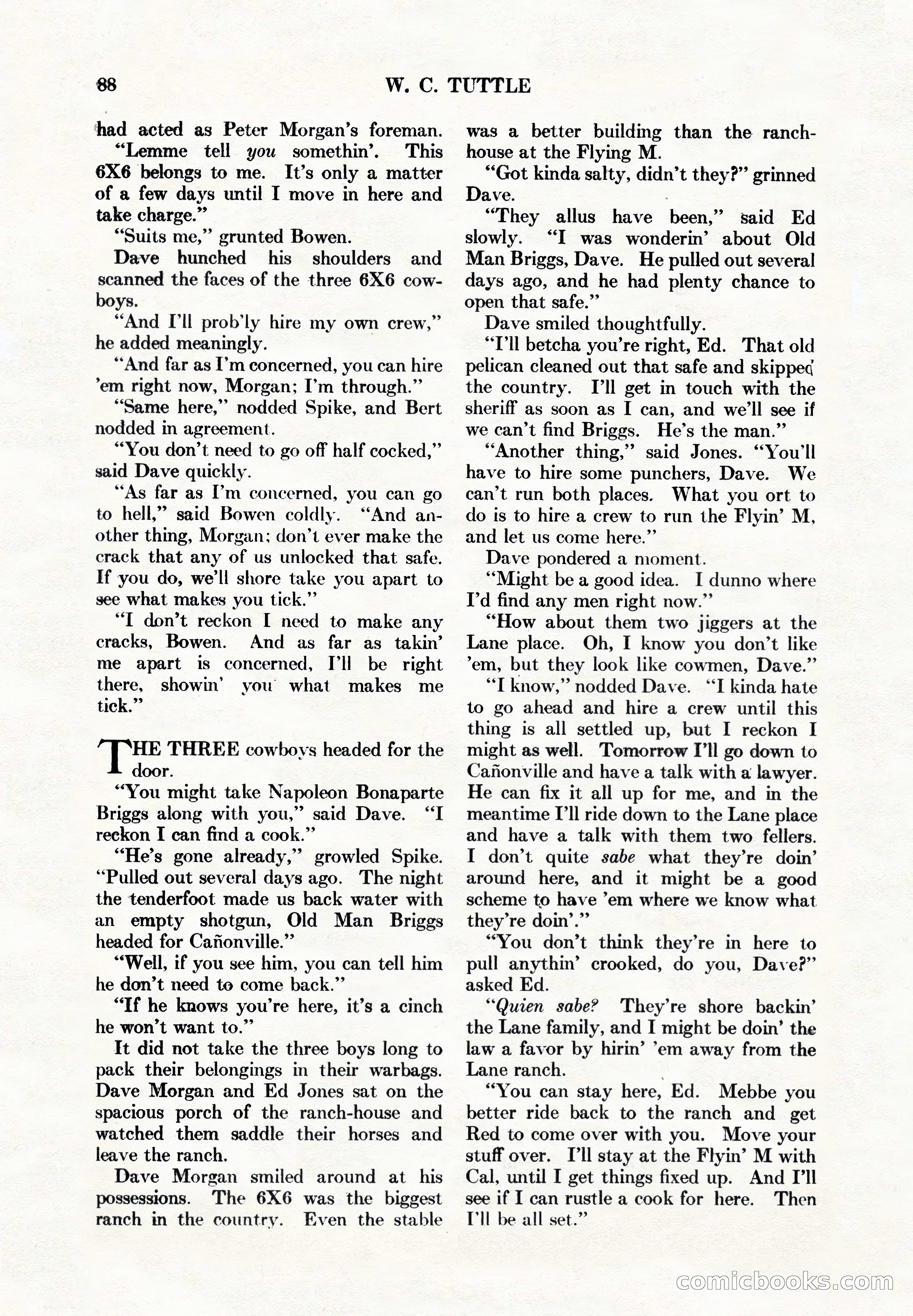 Adventure Magazine, May 1, 1928 — page 100 of 206