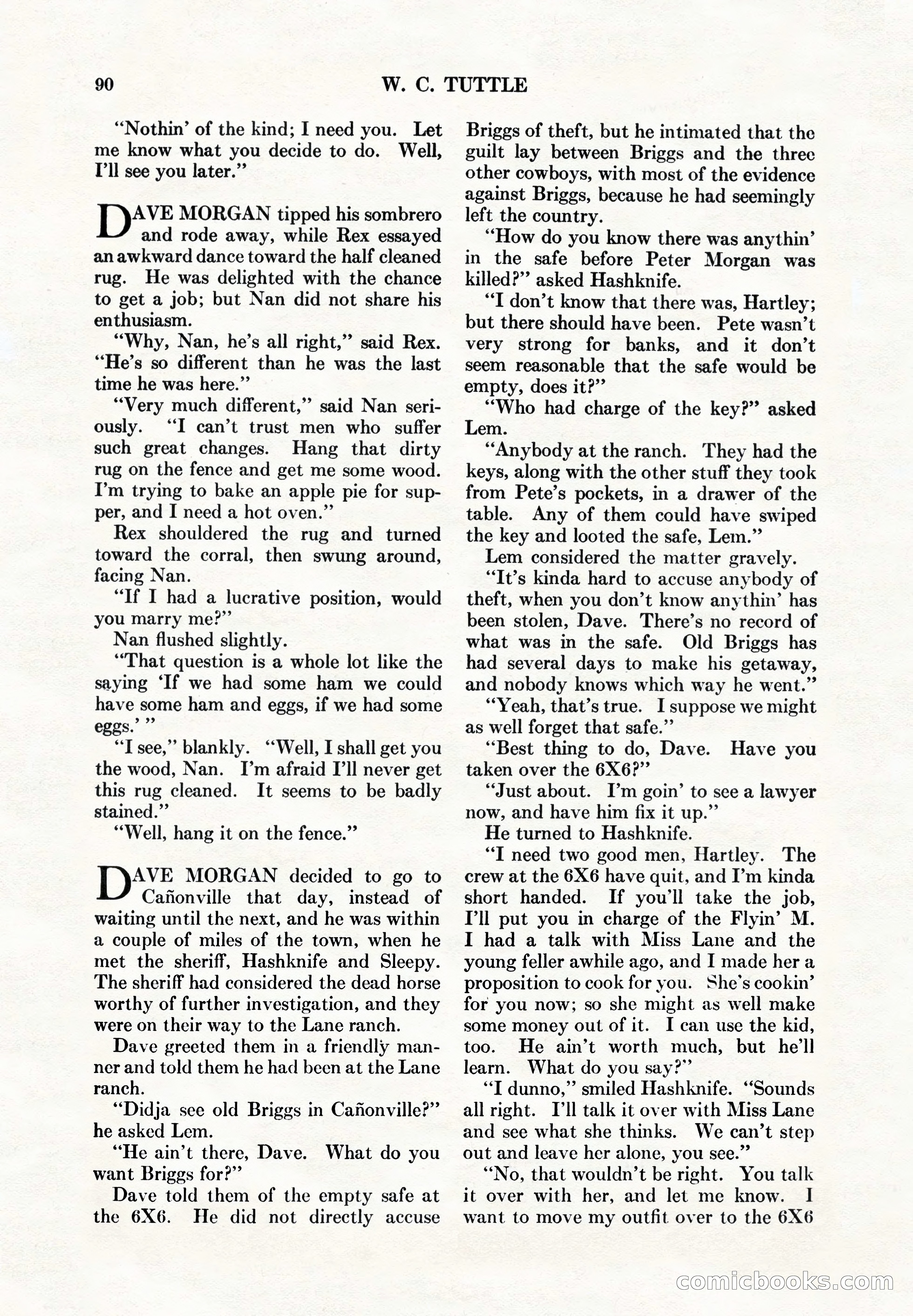 Adventure Magazine, May 1, 1928 — page 102 of 206