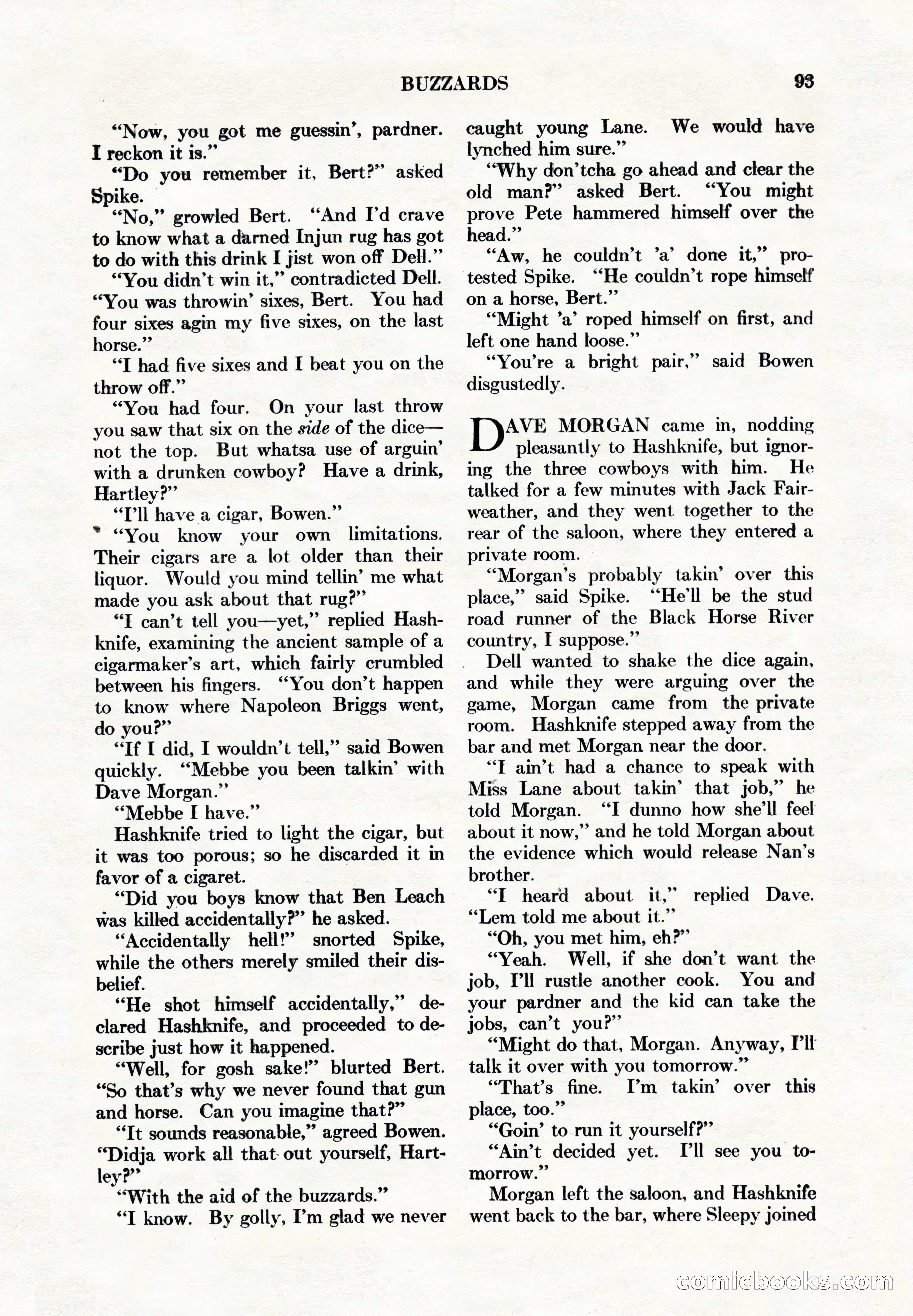 Adventure Magazine, May 1, 1928 — page 105 of 206