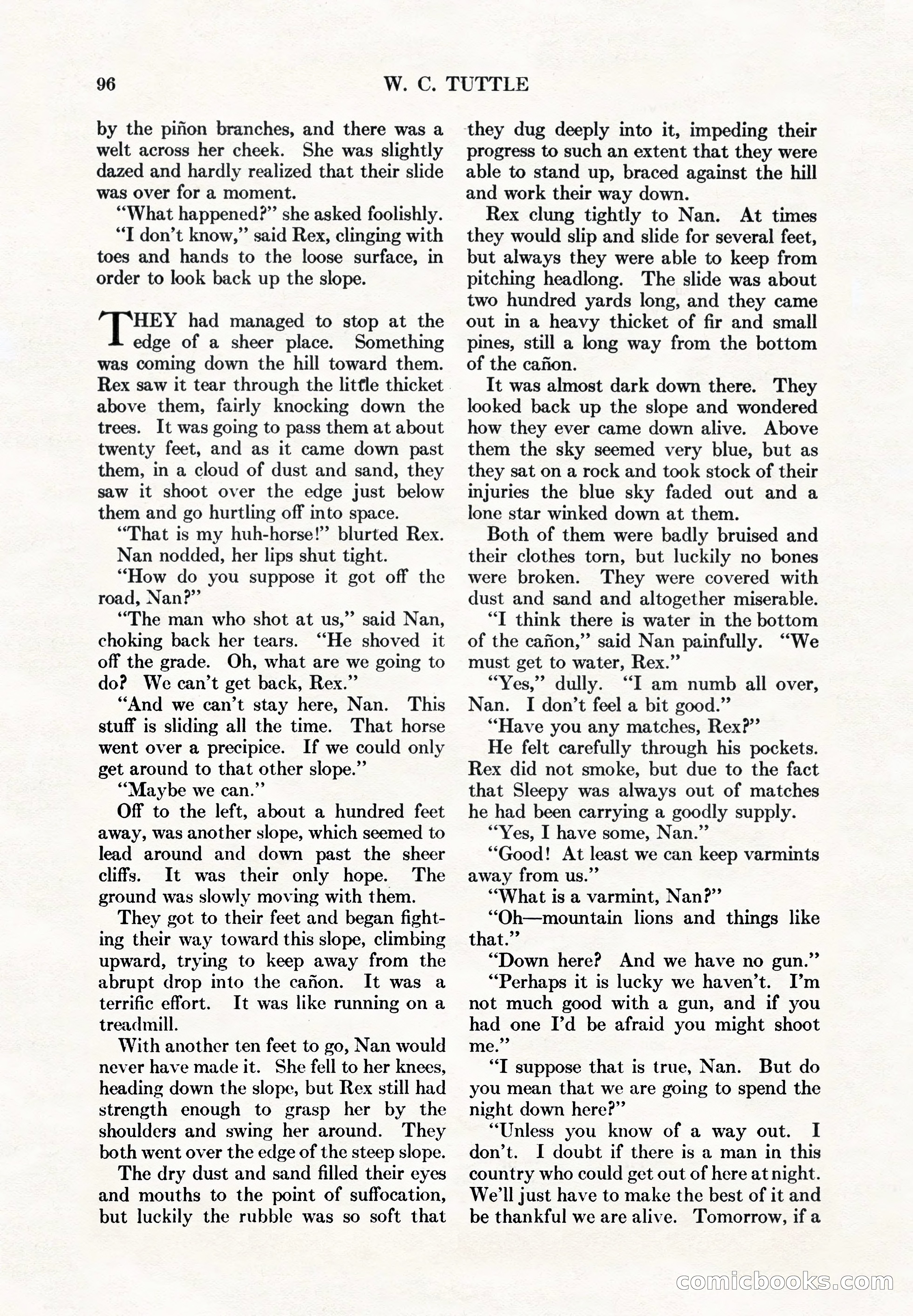 Adventure Magazine, May 1, 1928 — page 108 of 206