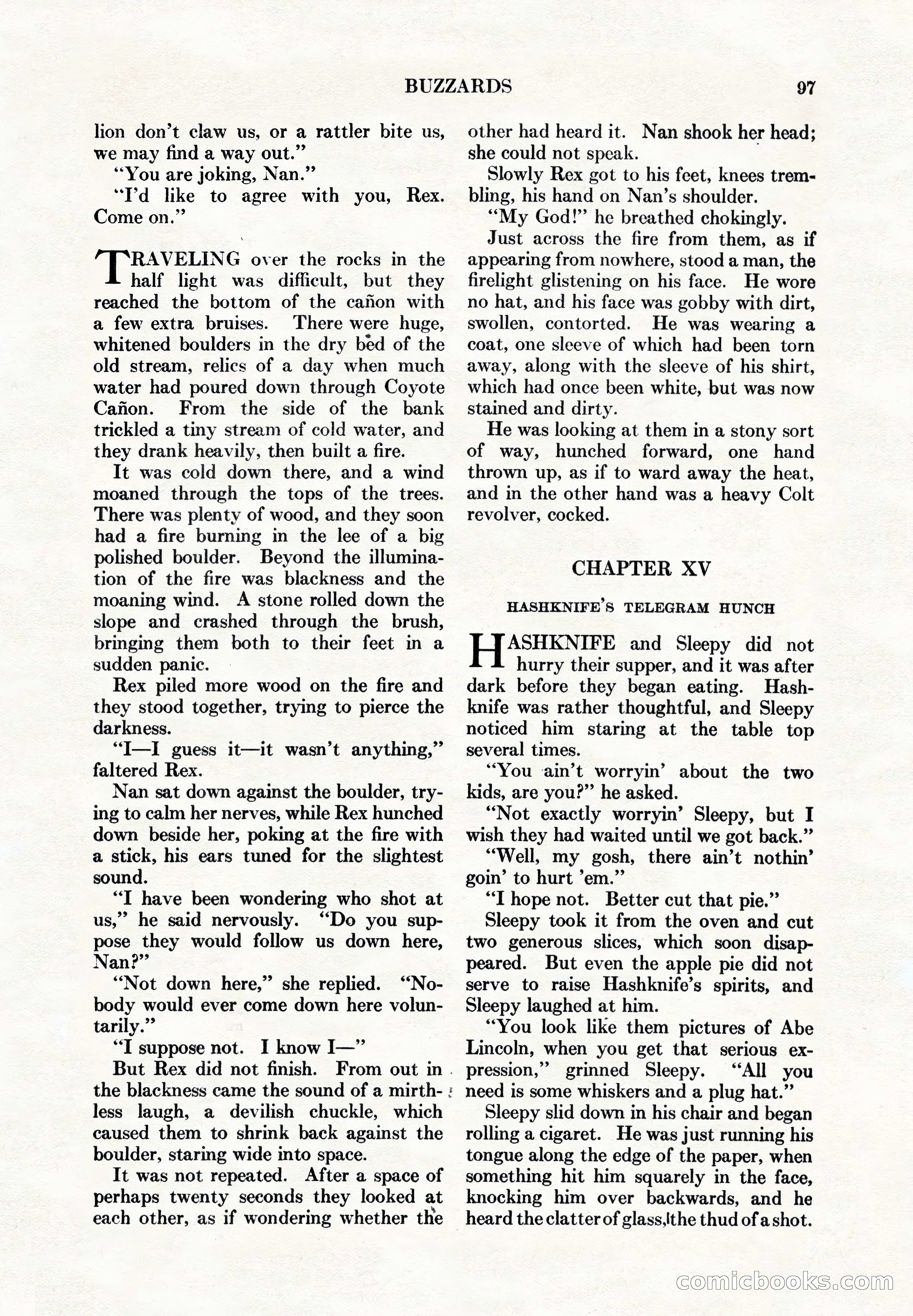 Adventure Magazine, May 1, 1928 — page 109 of 206