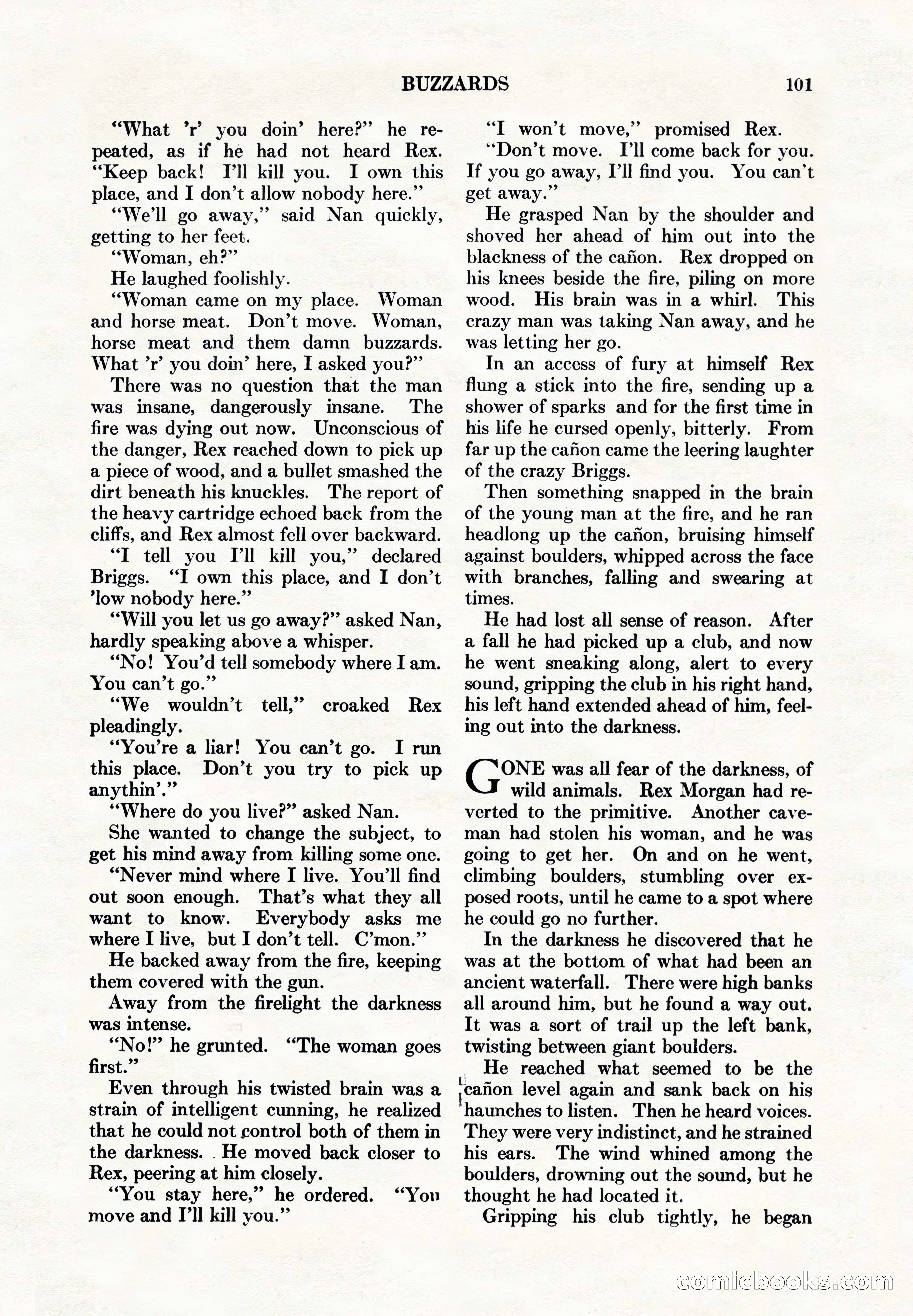 Adventure Magazine, May 1, 1928 — page 113 of 206