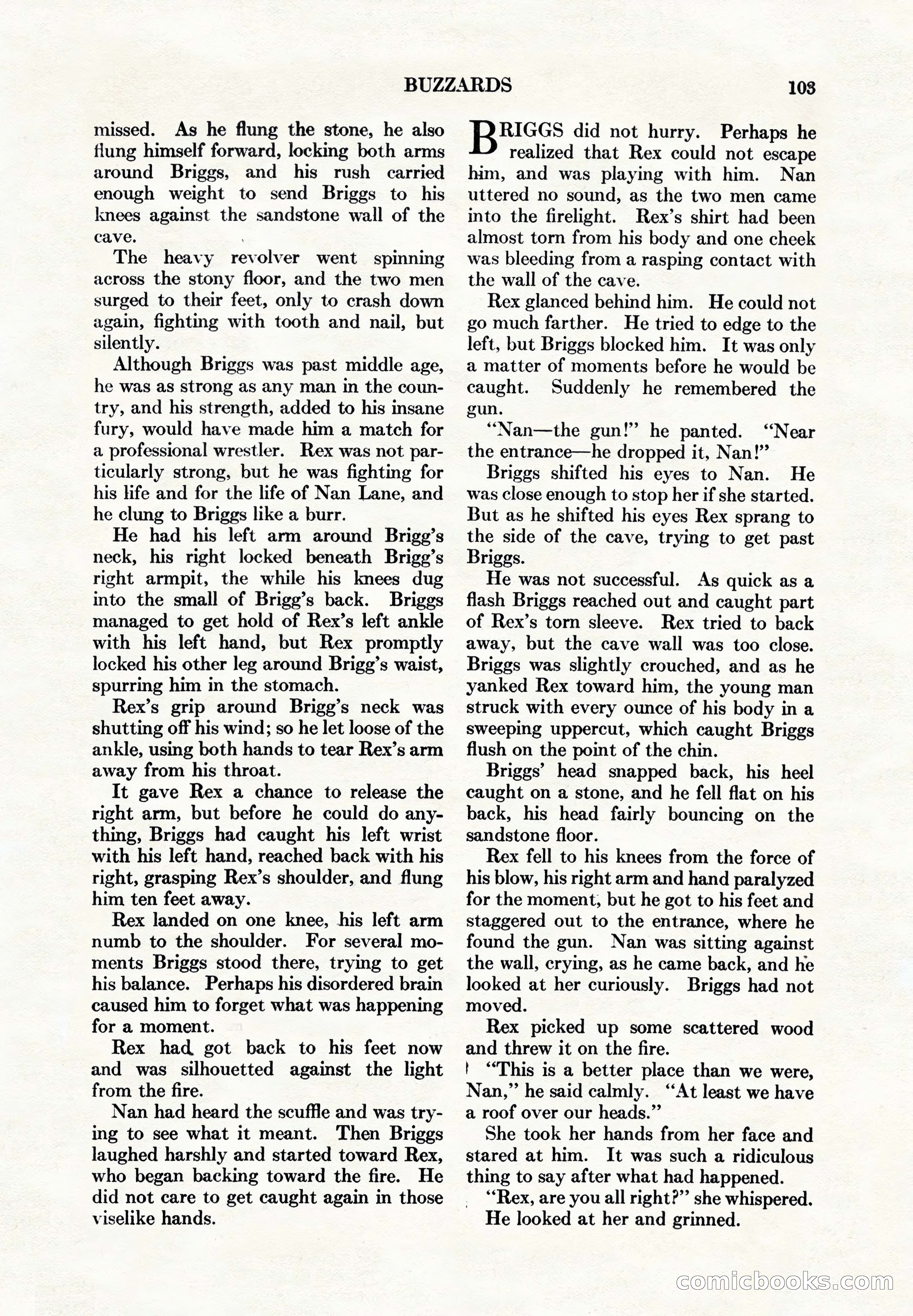 Adventure Magazine, May 1, 1928 — page 115 of 206