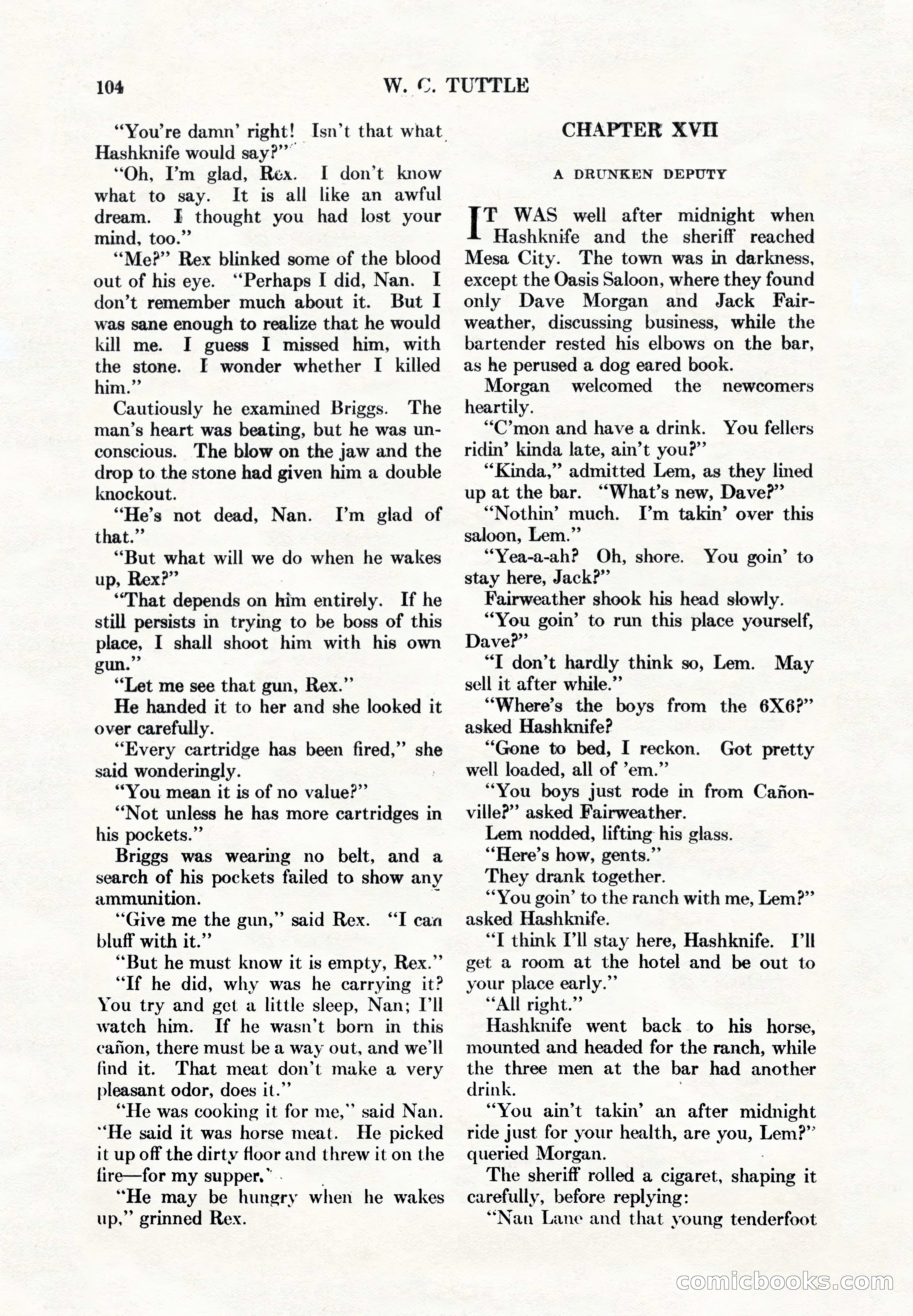 Adventure Magazine, May 1, 1928 — page 116 of 206