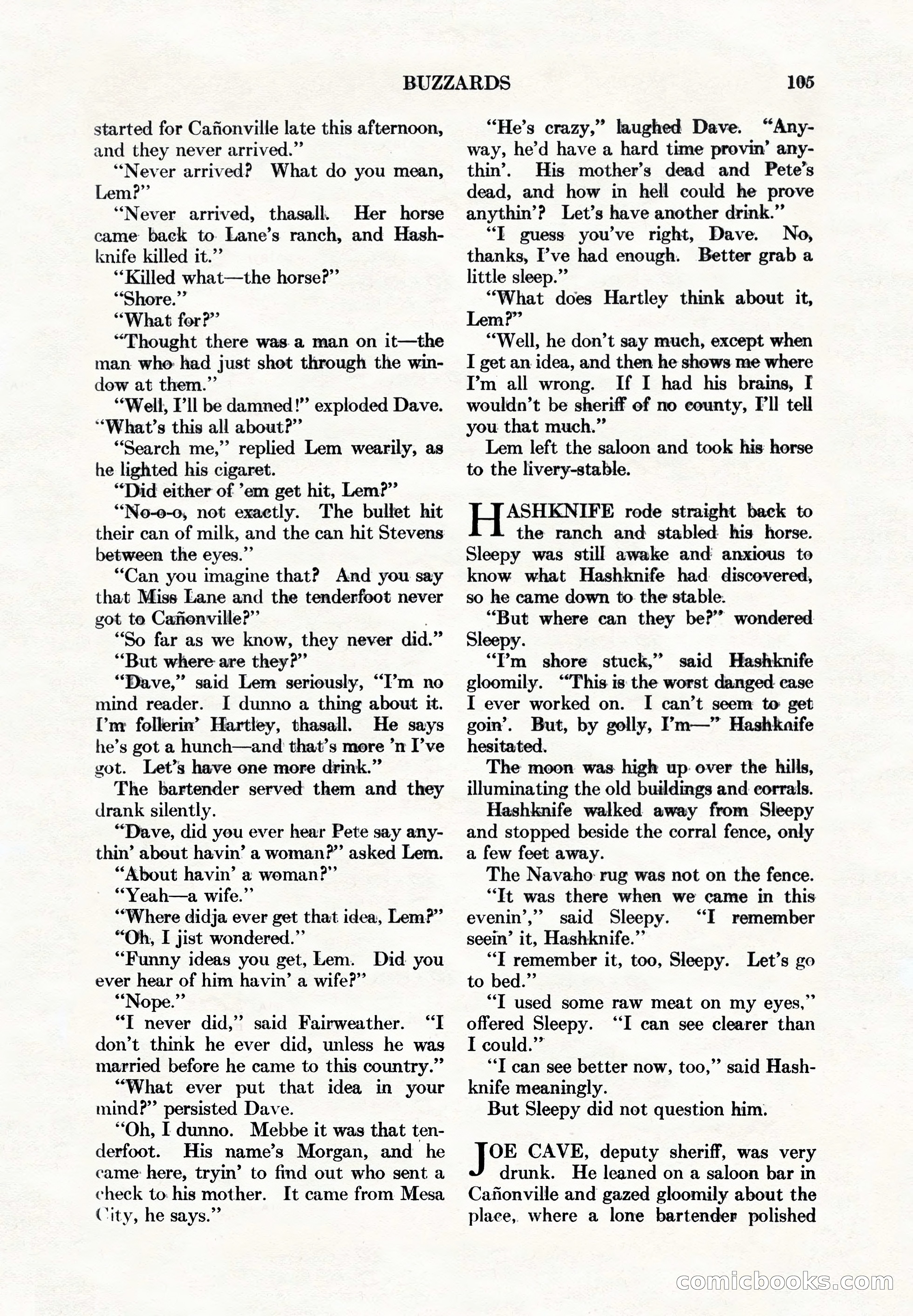 Adventure Magazine, May 1, 1928 — page 117 of 206