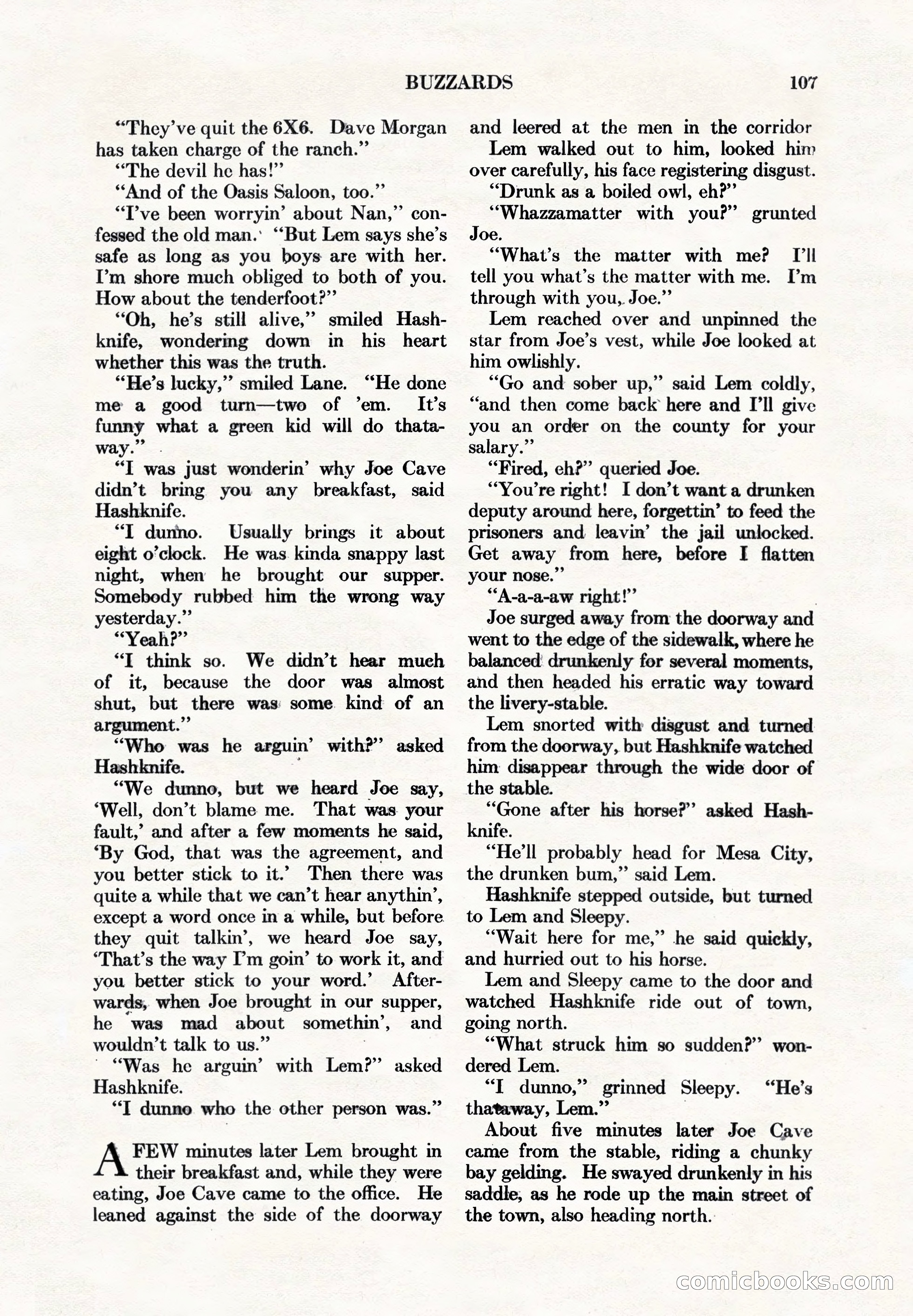 Adventure Magazine, May 1, 1928 — page 119 of 206