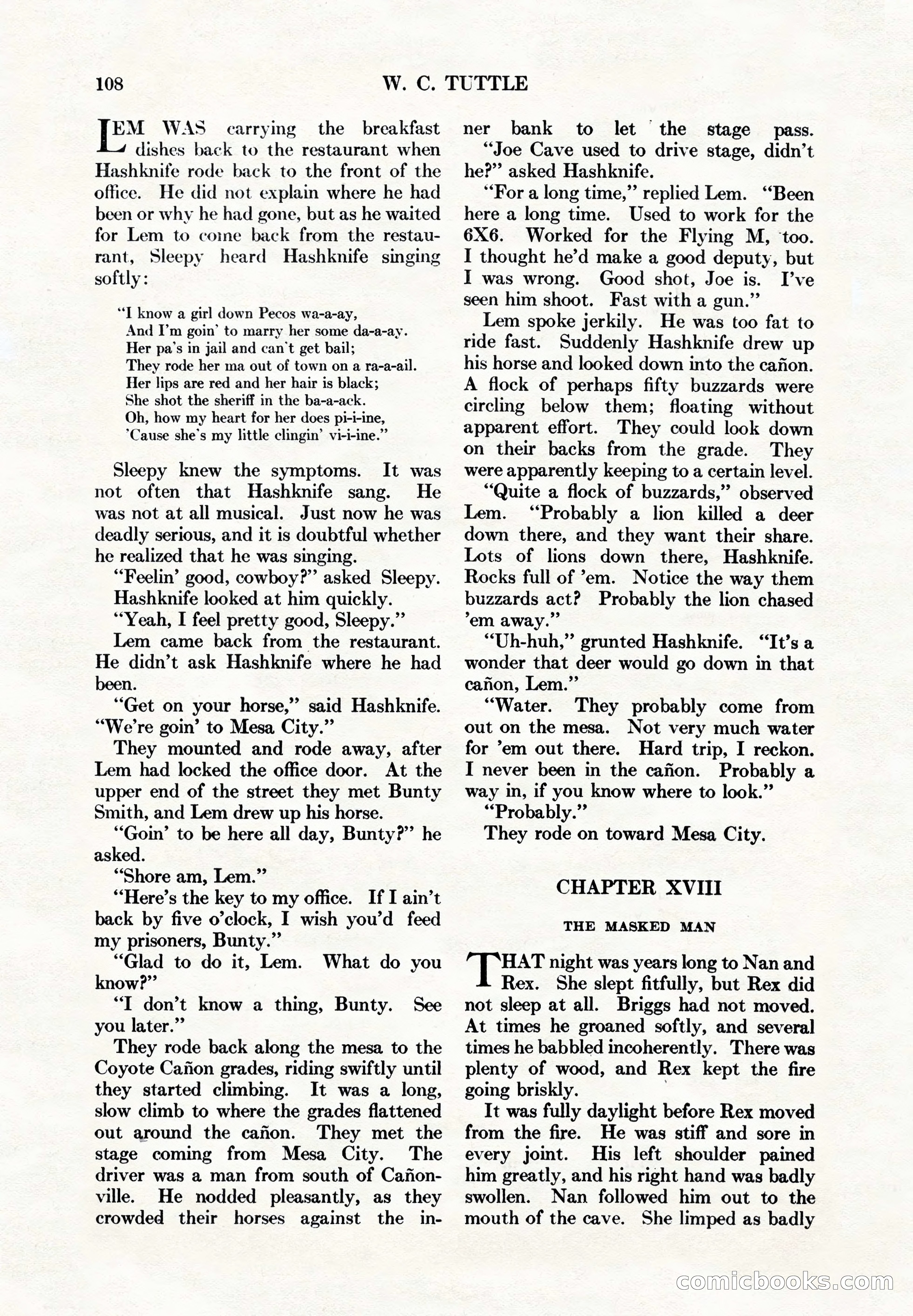 Adventure Magazine, May 1, 1928 — page 120 of 206