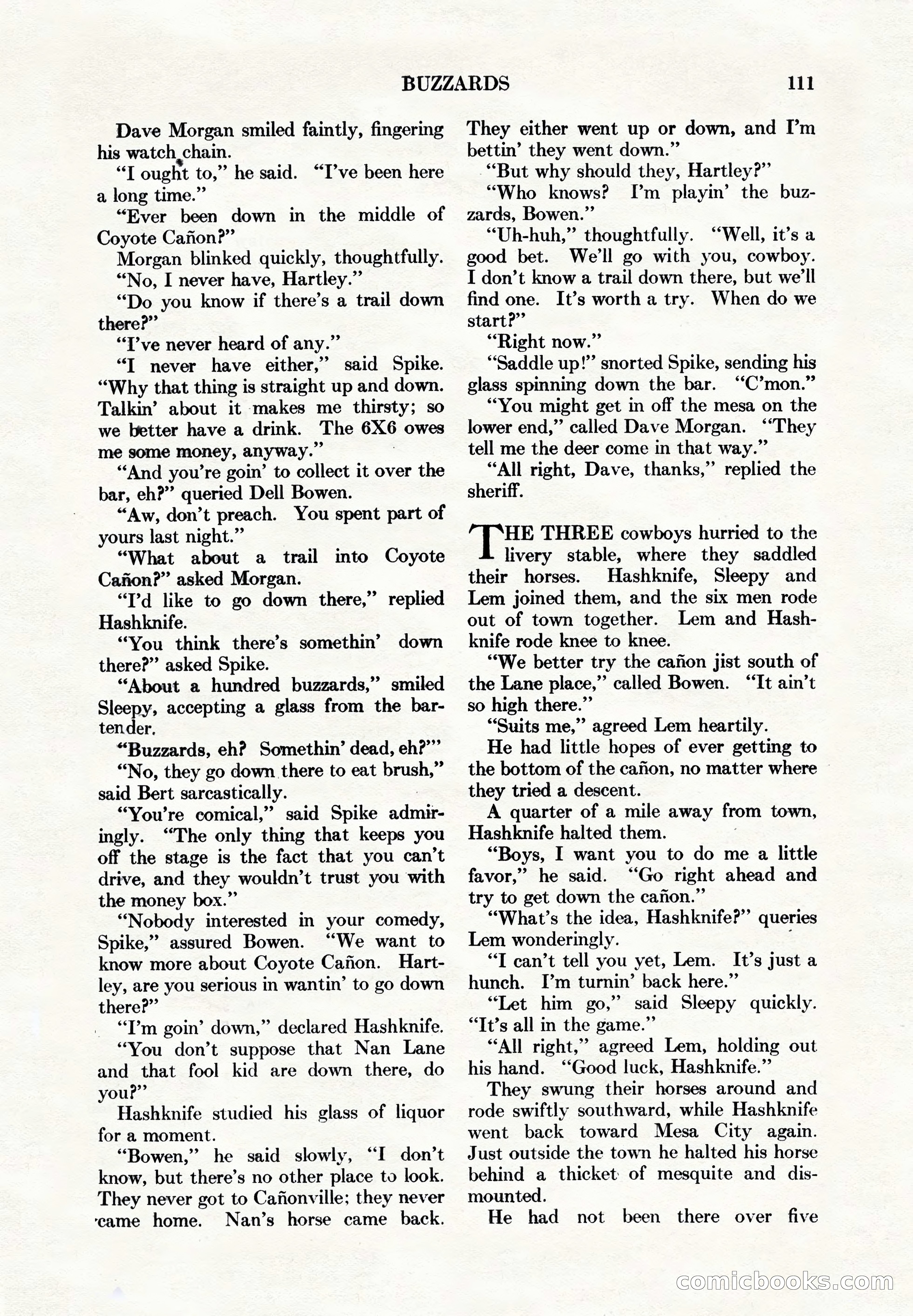 Adventure Magazine, May 1, 1928 — page 123 of 206
