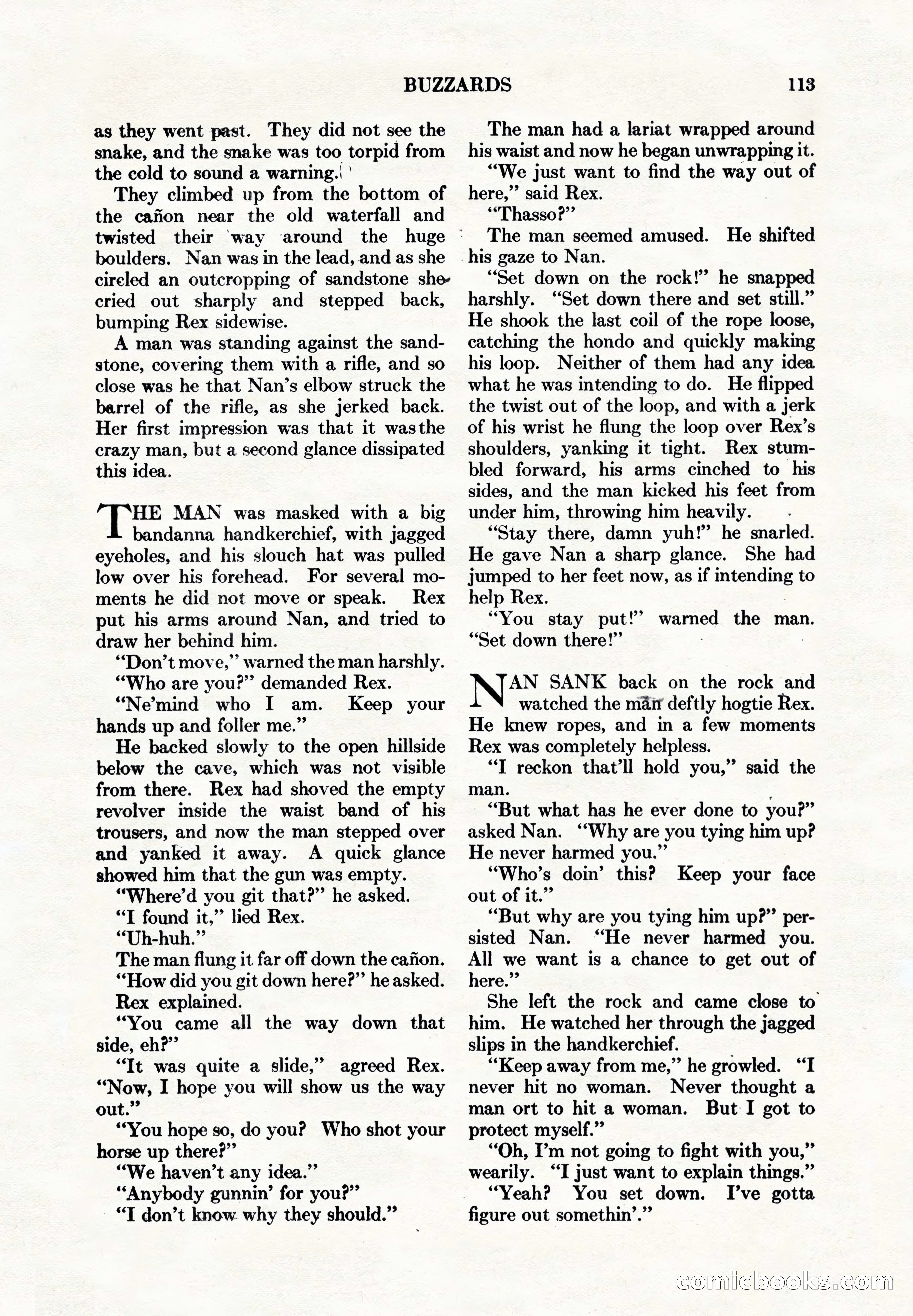 Adventure Magazine, May 1, 1928 — page 125 of 206