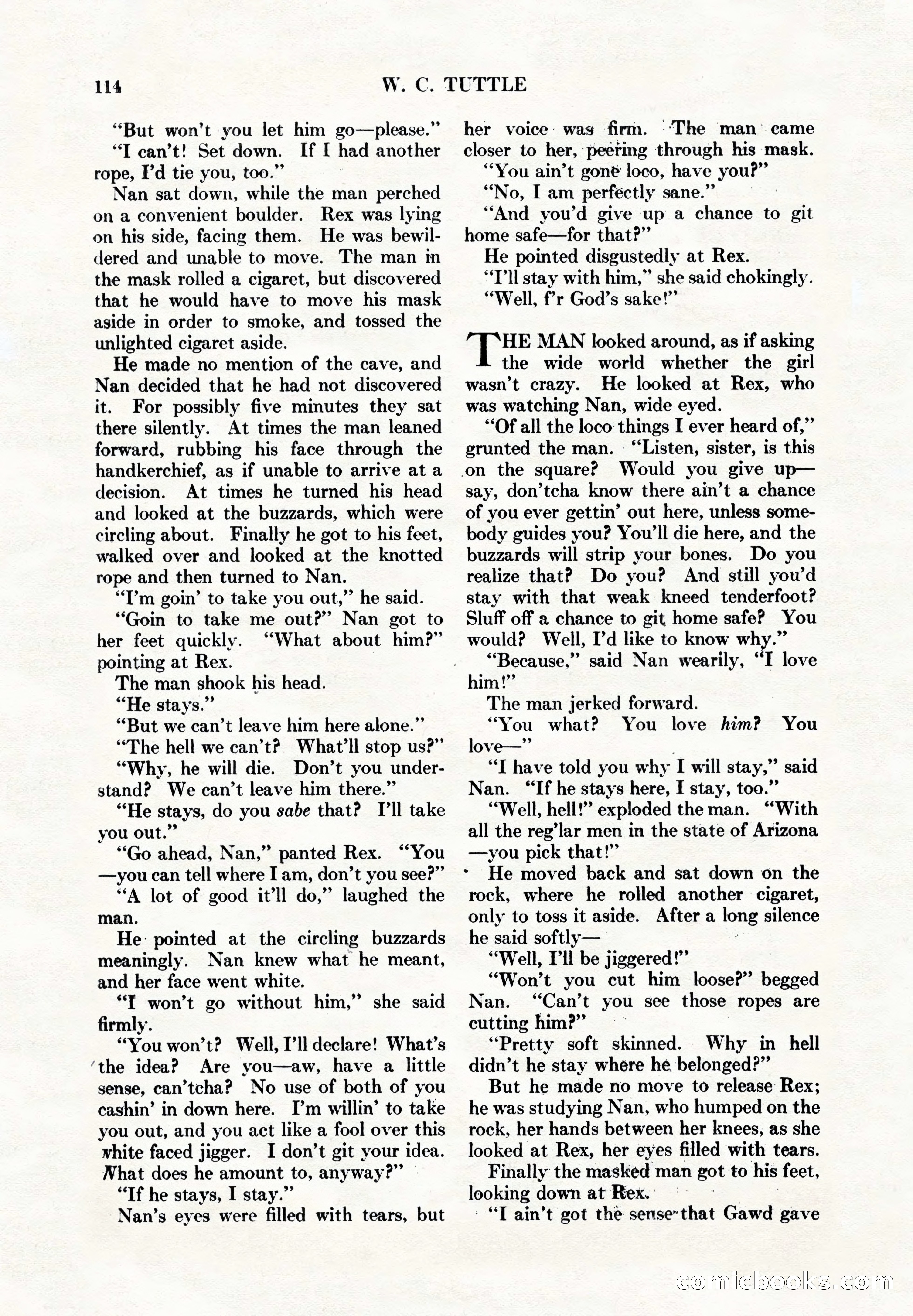 Adventure Magazine, May 1, 1928 — page 126 of 206