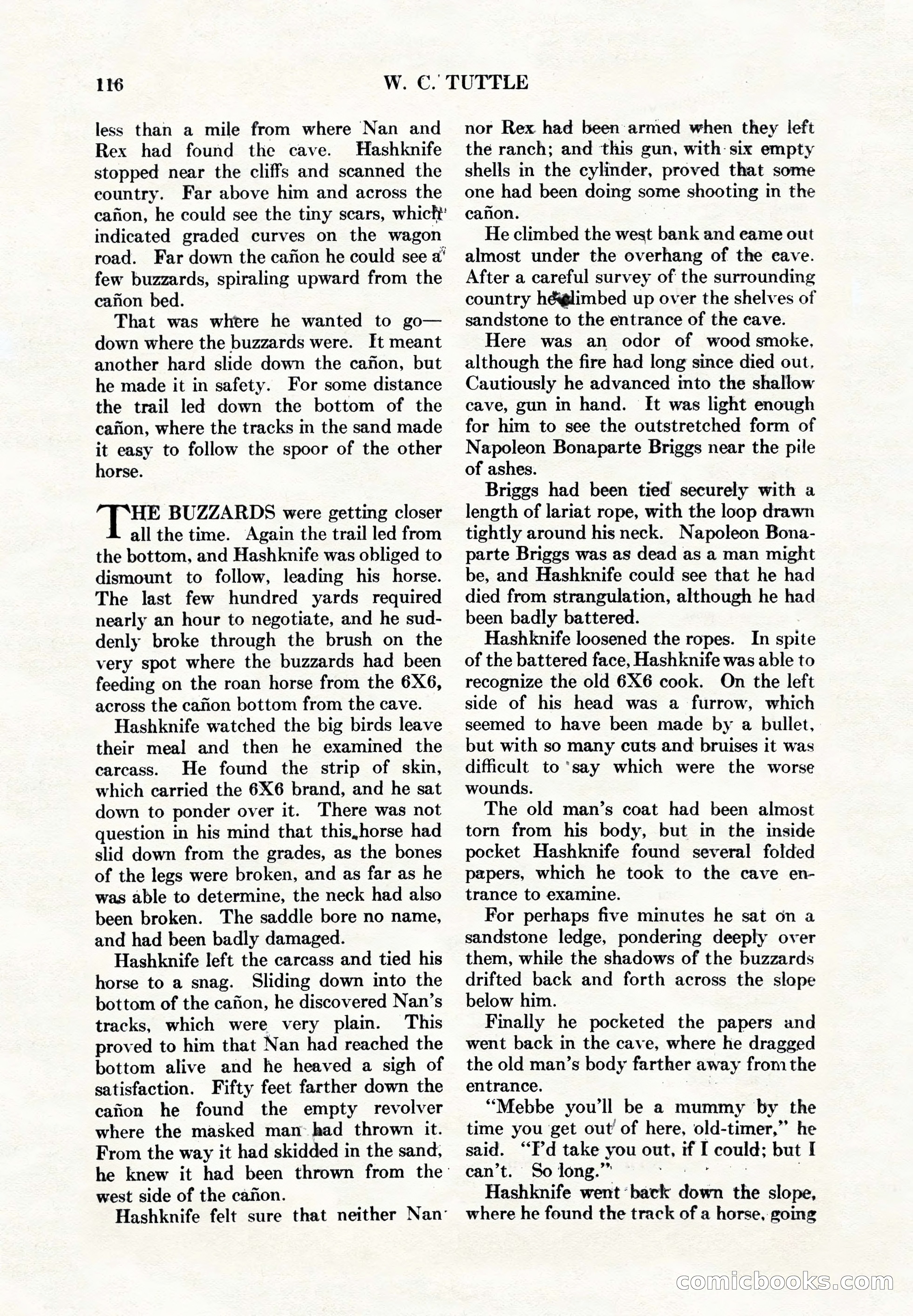Adventure Magazine, May 1, 1928 — page 128 of 206